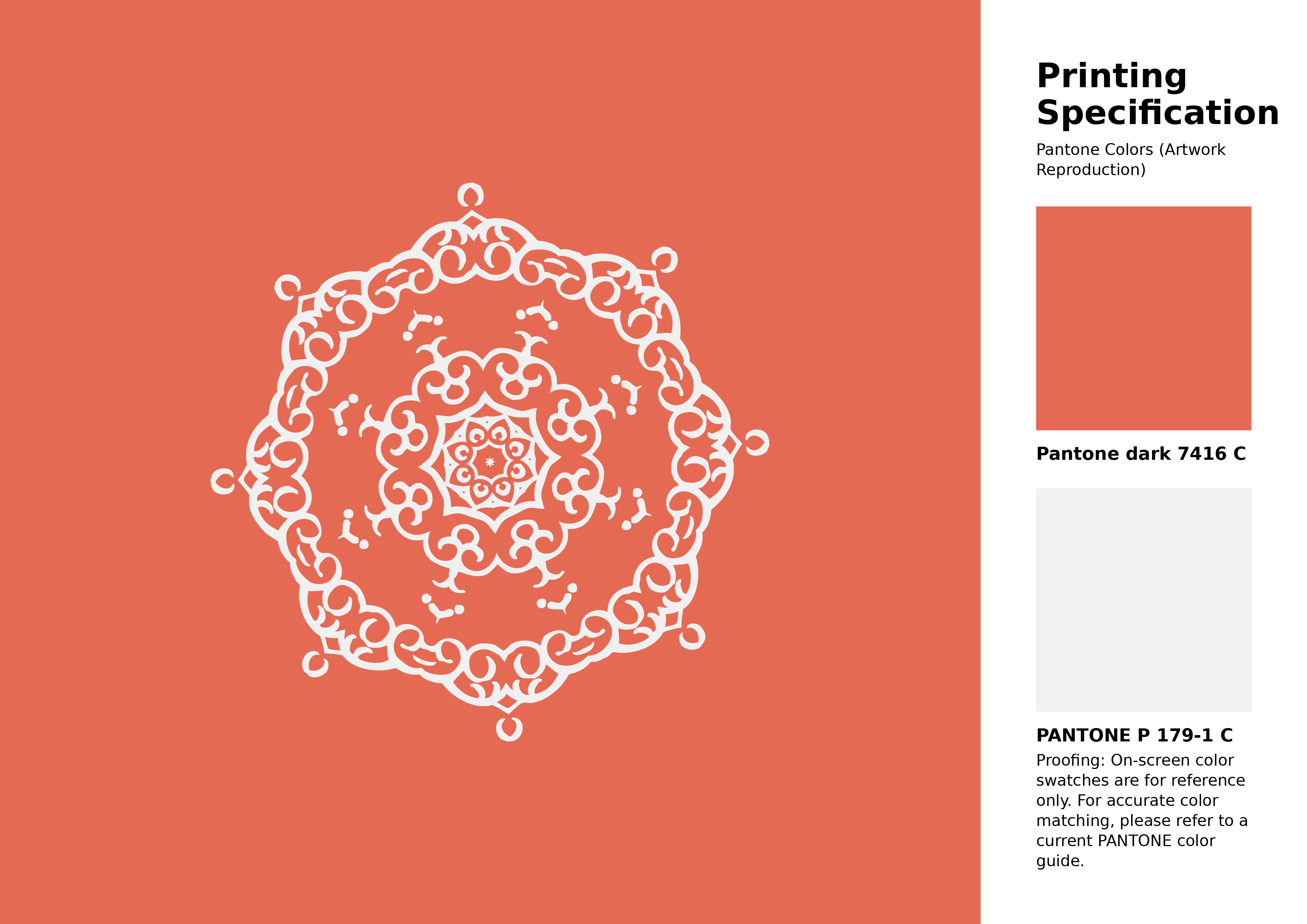 Hex Color #e56a54 | Printing Match PANTONE 7416 C | Color ...