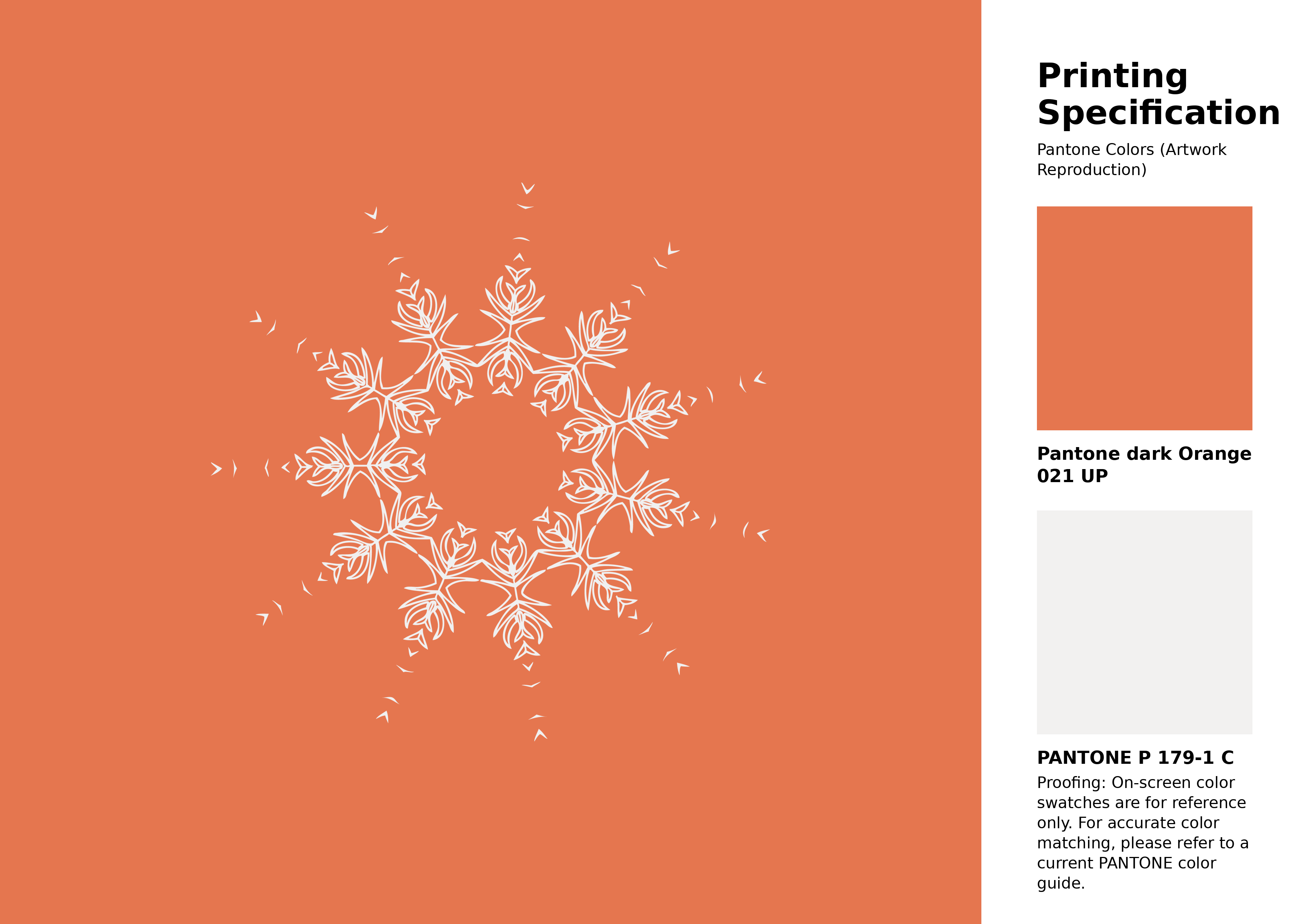 High-quality artwork and graphic illustration using Pantone Orange 021 UP Color | Hex color Code #e5764f. A fantastic creative resource for designers and artists. #artwork #illustration #graphicart #e5764f