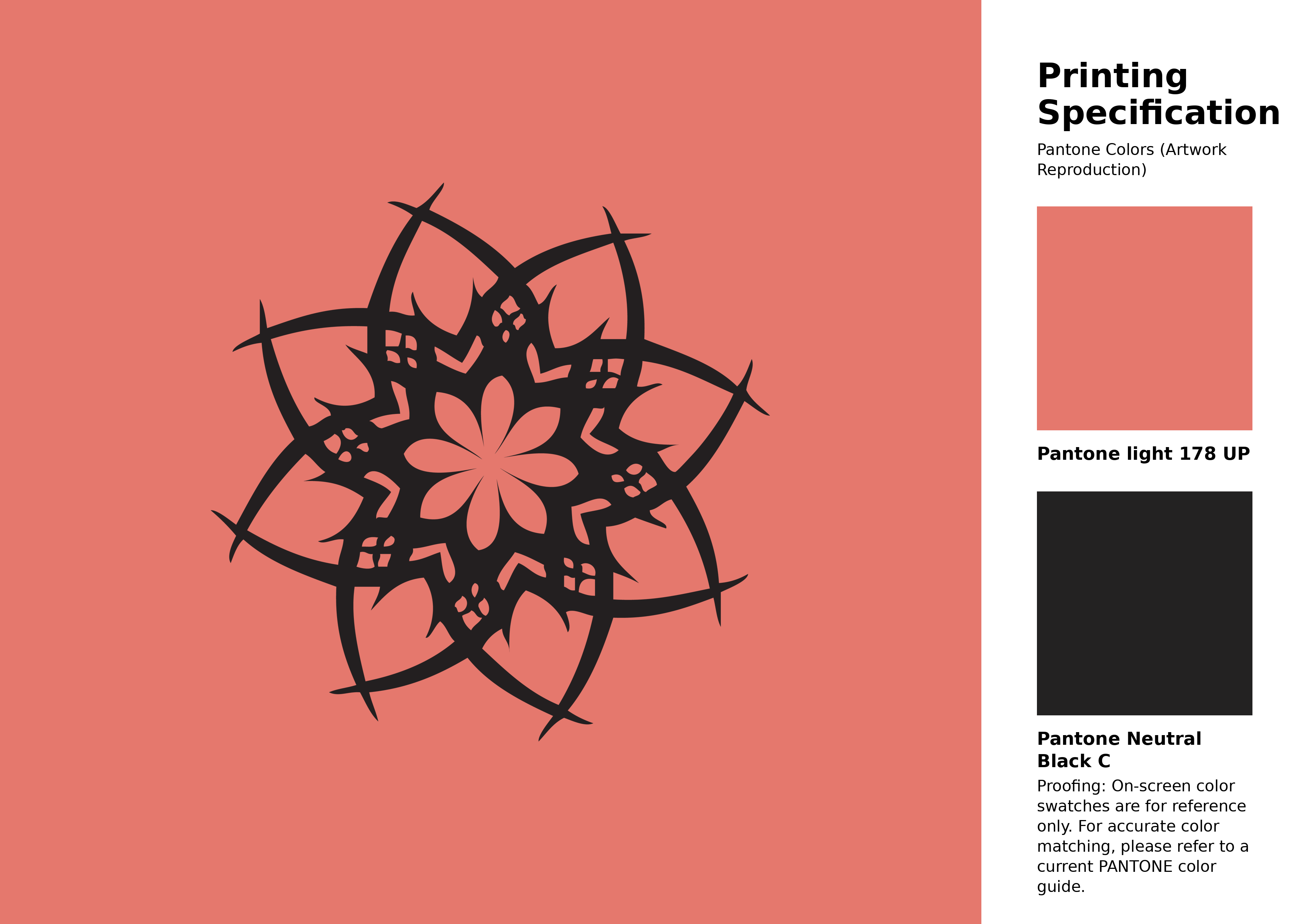 High-quality artwork and graphic illustration using Pantone 178 UP Color | Hex color Code #e5786d. A fantastic creative resource for designers and artists. #artwork #illustration #graphicart #e5786d