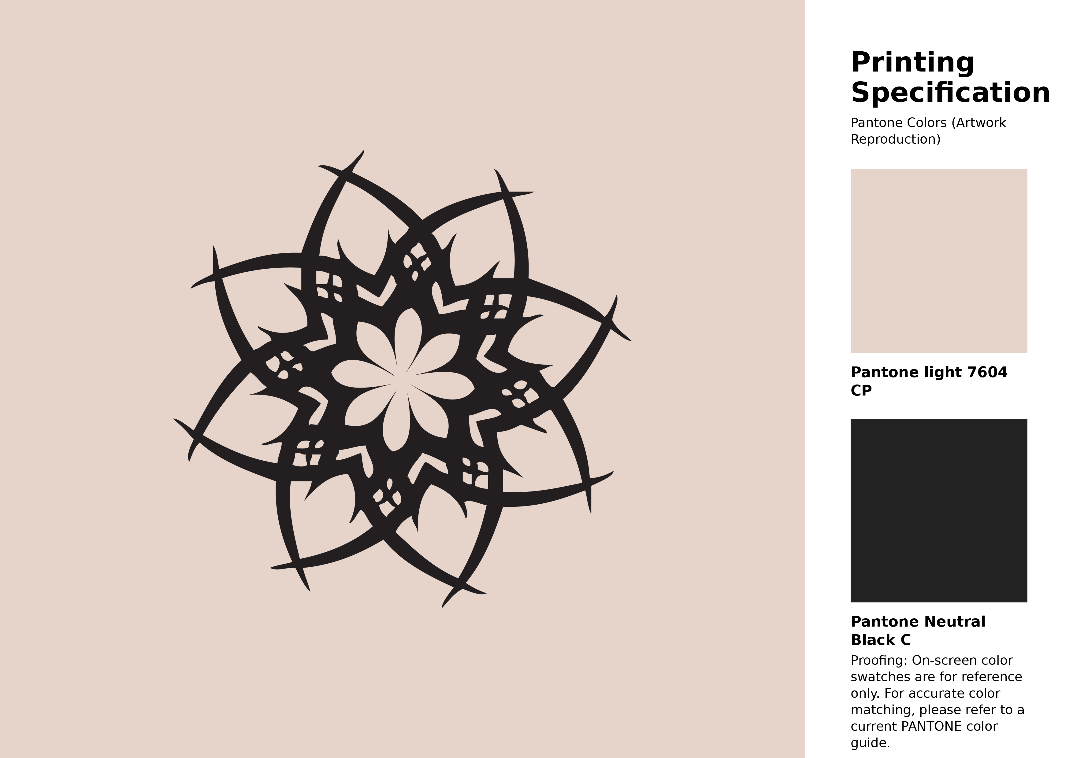 High-quality artwork and graphic illustration using Pantone 7604 CP Color | Hex color Code #e6d4cb. A fantastic creative resource for designers and artists. #artwork #illustration #graphicart #e6d4cb