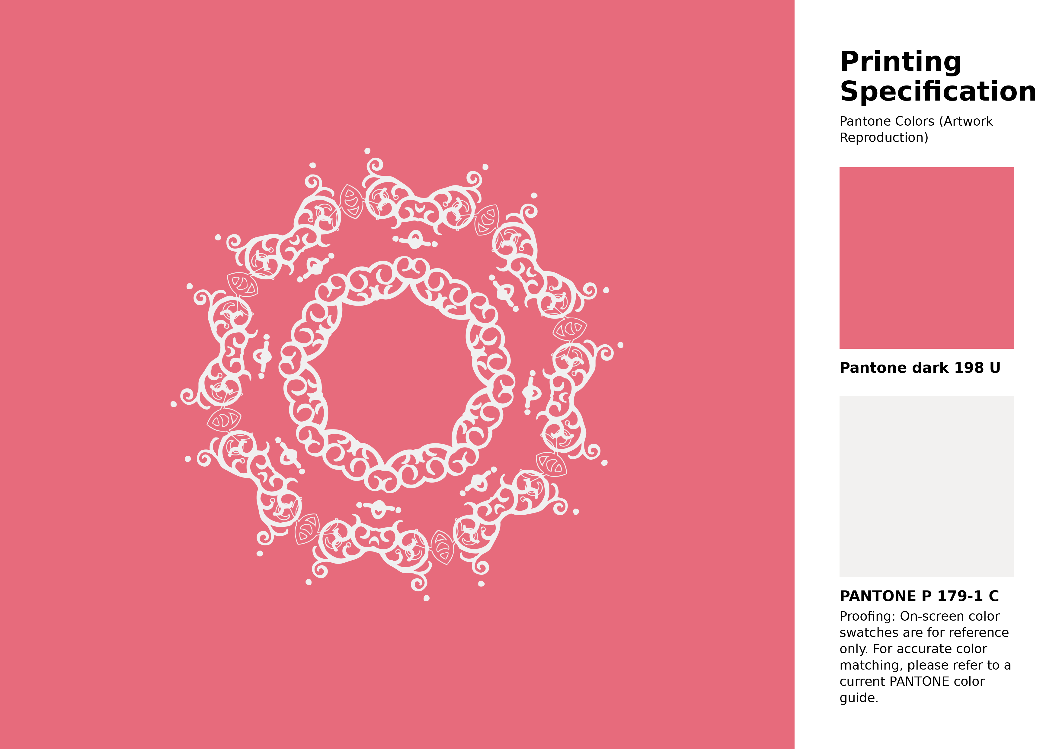 High-quality artwork and graphic illustration using Pantone 198 U Color | Hex color Code #e76b7c. A fantastic creative resource for designers and artists. #artwork #illustration #graphicart #e76b7c