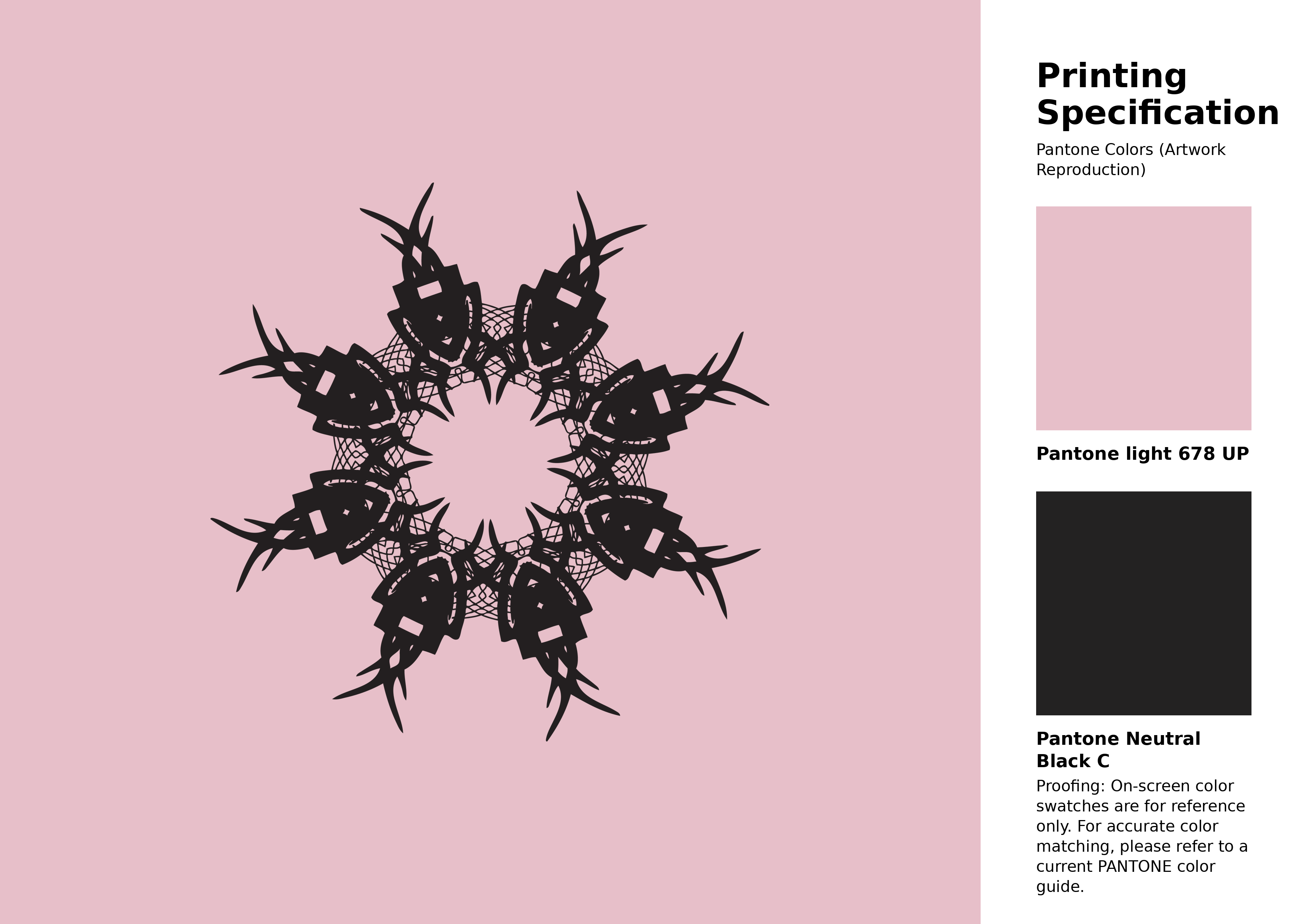 High-quality artwork and graphic illustration using Pantone 678 UP Color | Hex color Code #e7bfc9. A fantastic creative resource for designers and artists. #artwork #illustration #graphicart #e7bfc9