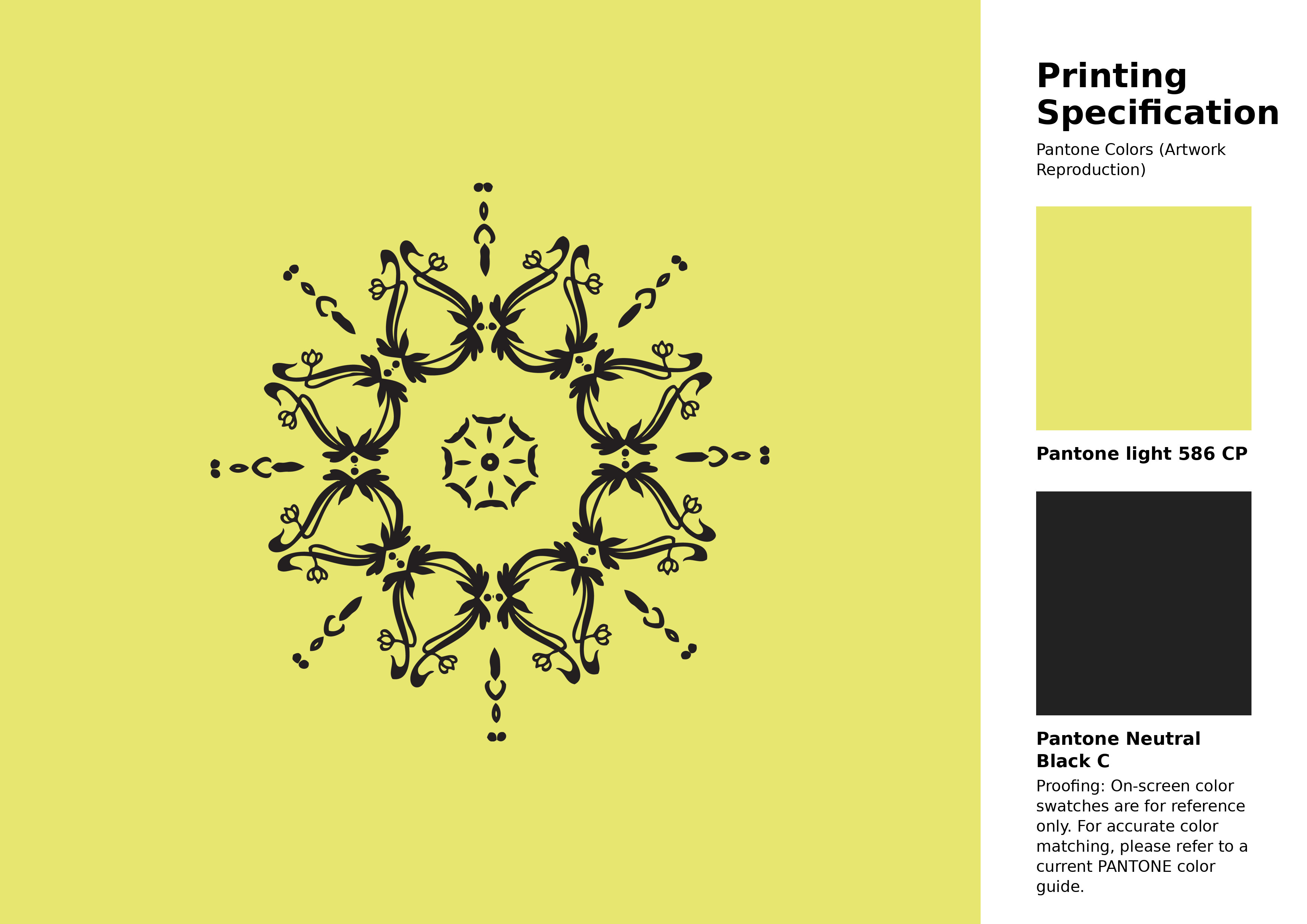 High-quality artwork and graphic illustration using Pantone 586 CP Color | Hex color Code #e7e671. A fantastic creative resource for designers and artists. #artwork #illustration #graphicart #e7e671