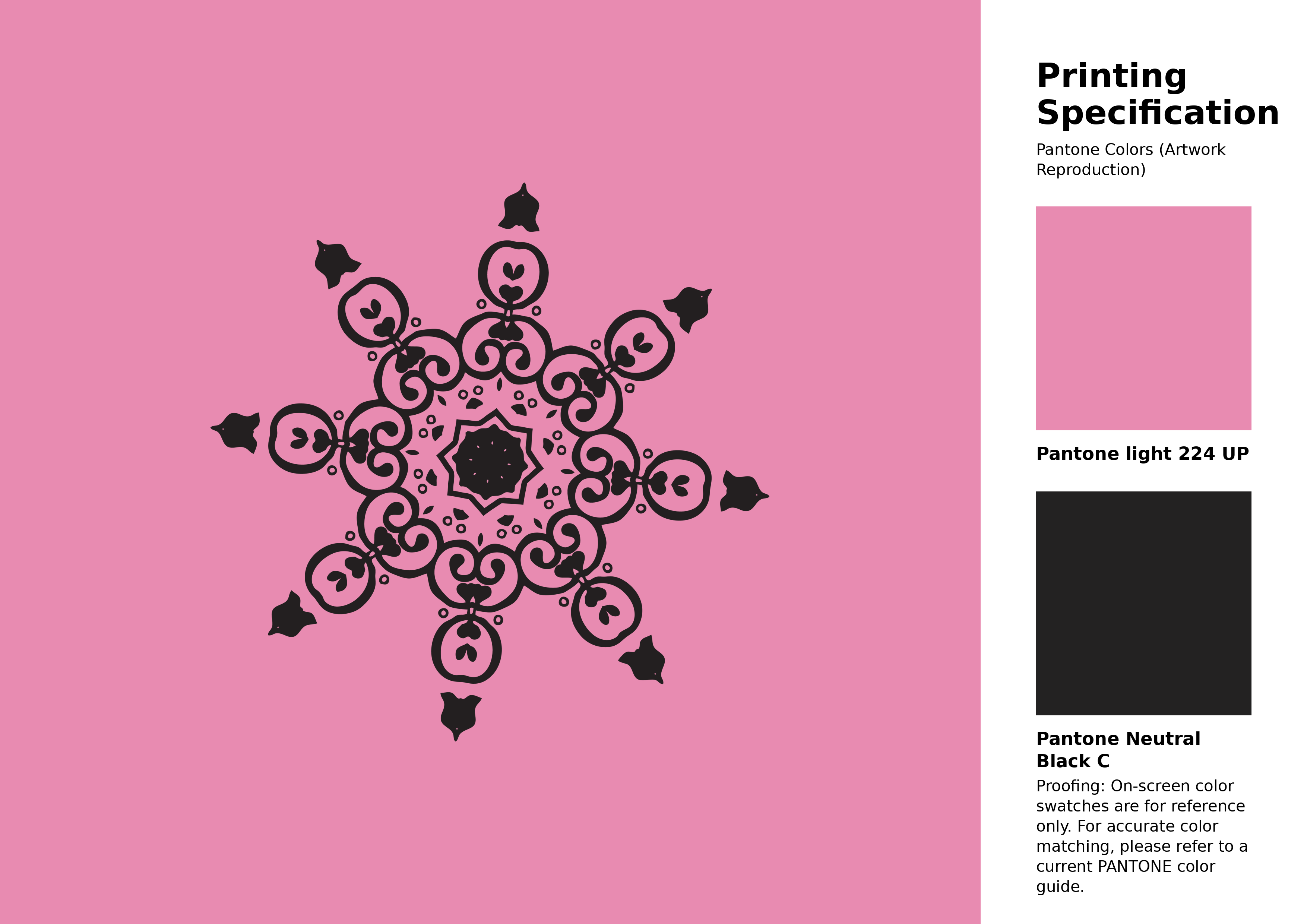 High-quality artwork and graphic illustration using Pantone 224 UP Color | Hex color Code #e88bb1. A fantastic creative resource for designers and artists. #artwork #illustration #graphicart #e88bb1