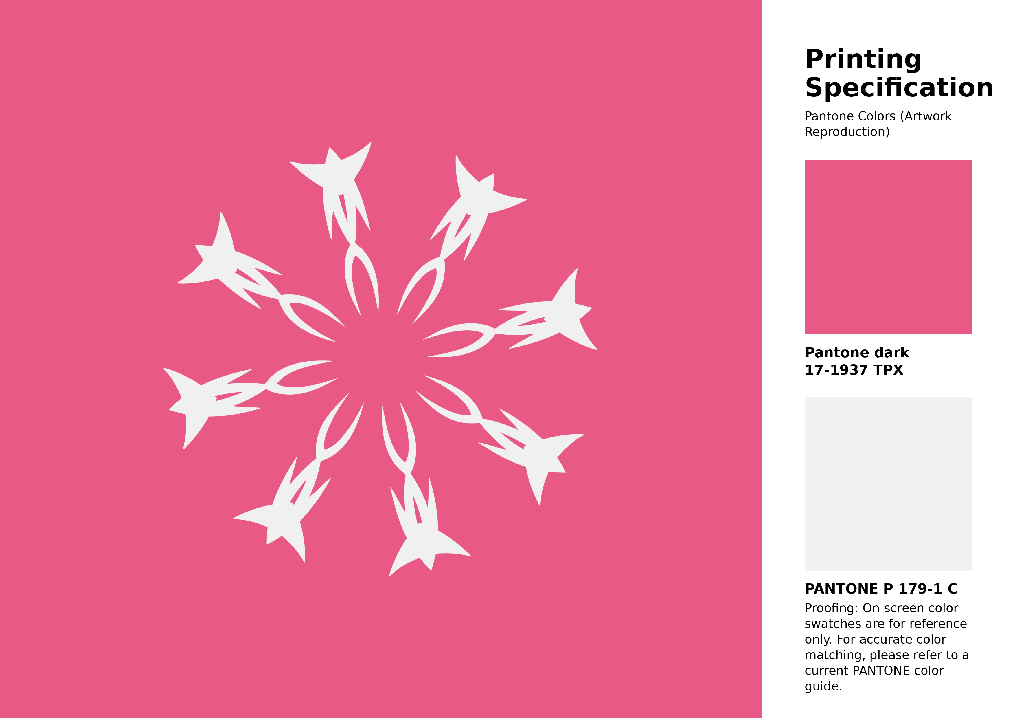 Hex Color #e95985 | Printing Match PANTONE 17-1937 TPX | Color