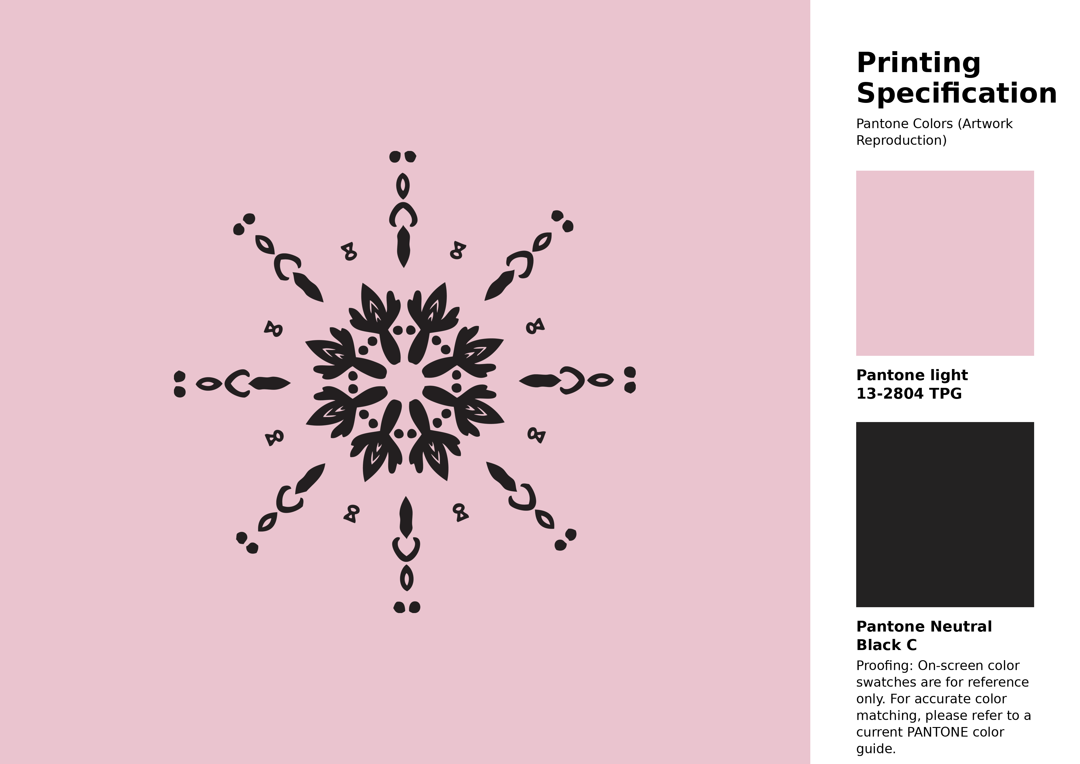 High-quality artwork and graphic illustration using Pantone 13-2804 Tpg Parfait Pink Color | Hex color Code #eac4cf. A fantastic creative resource for designers and artists. #artwork #illustration #graphicart #eac4cf