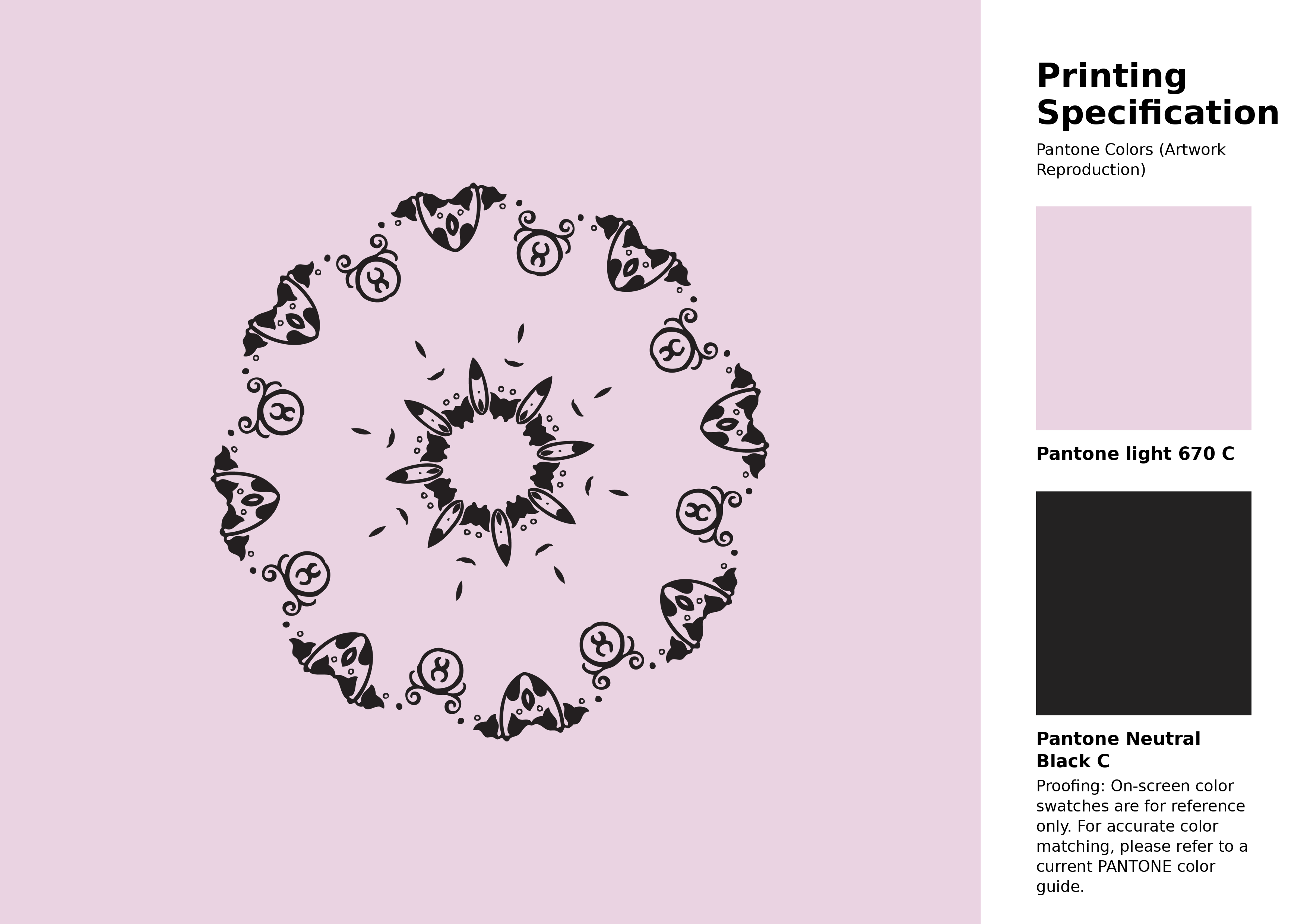 High-quality artwork and graphic illustration using Pantone 670 C Color | Hex color Code #ead3e2. A fantastic creative resource for designers and artists. #artwork #illustration #graphicart #ead3e2