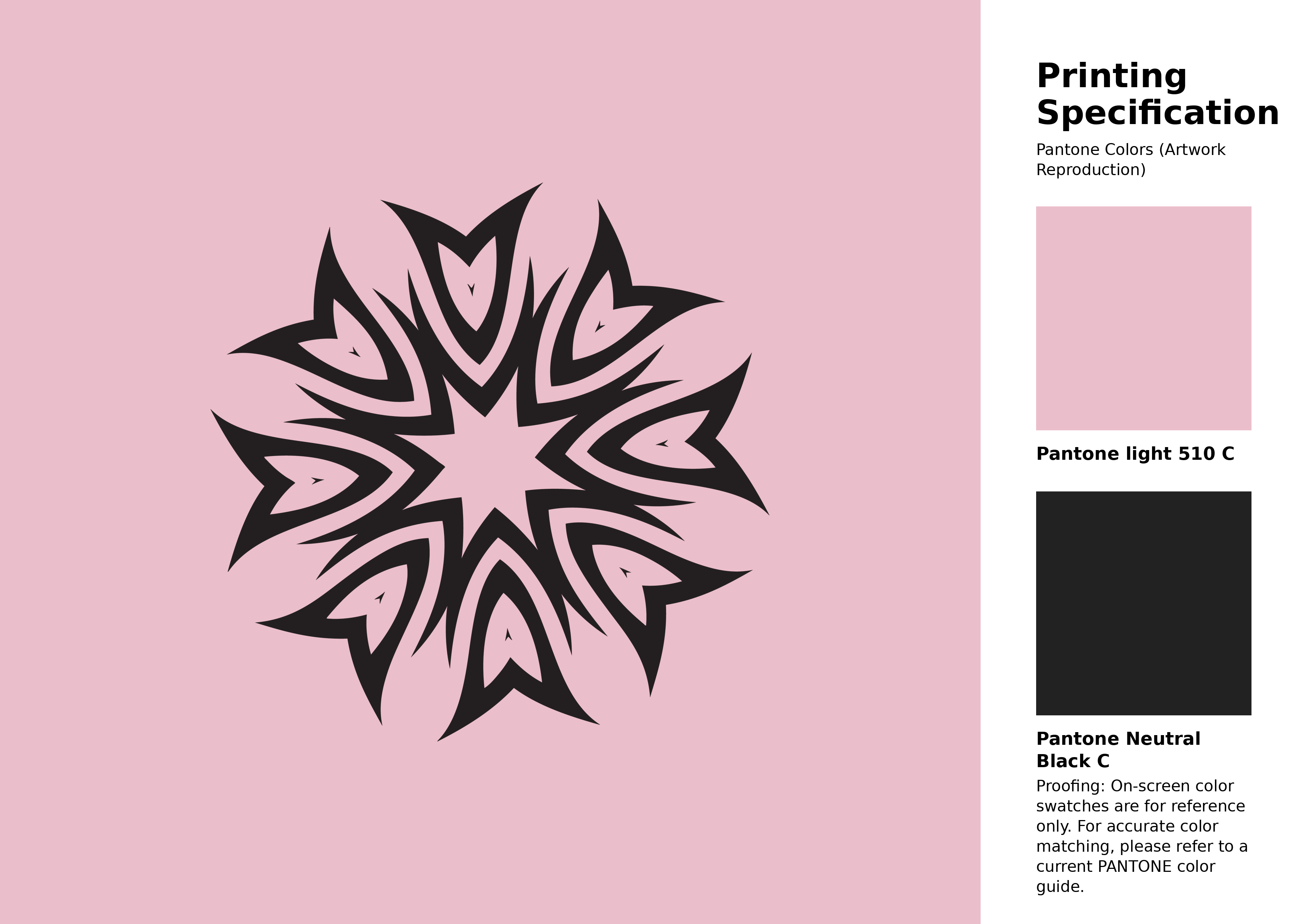 High-quality artwork and graphic illustration using Pantone 510 C Color | Hex color Code #ebbecb. A fantastic creative resource for designers and artists. #artwork #illustration #graphicart #ebbecb