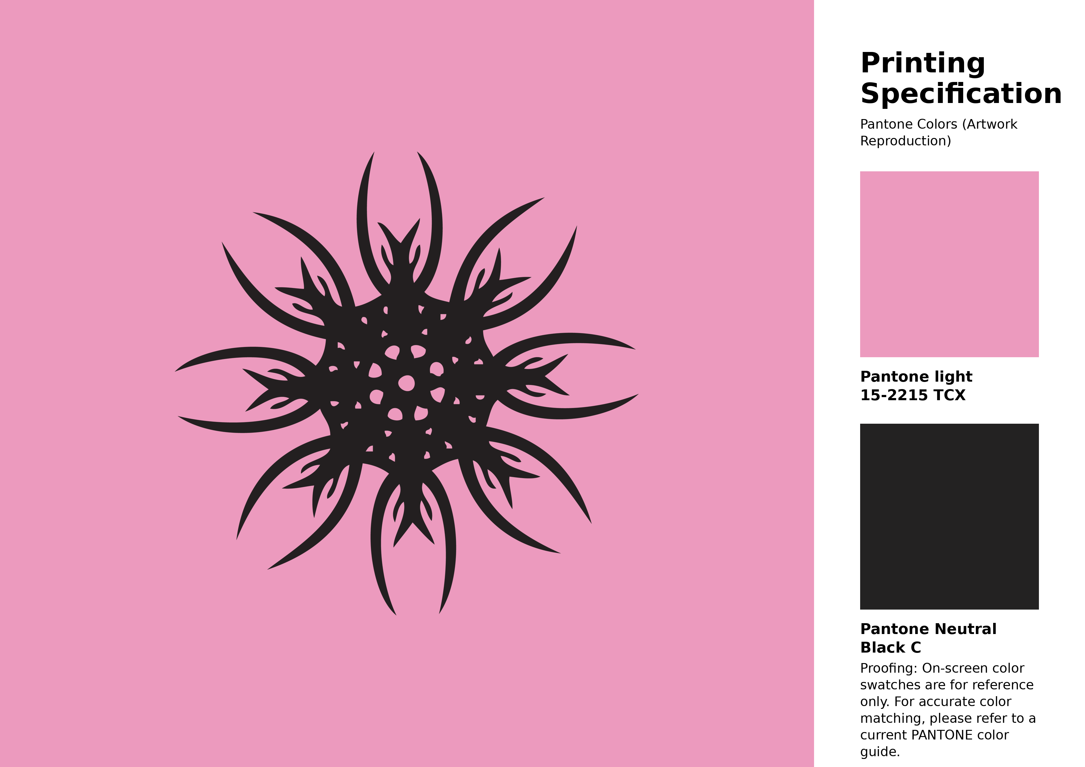 High-quality artwork and graphic illustration using Pantone 15-2215 Tcx Begonia Pink Color | Hex color Code #ec9abe. A fantastic creative resource for designers and artists. #artwork #illustration #graphicart #ec9abe
