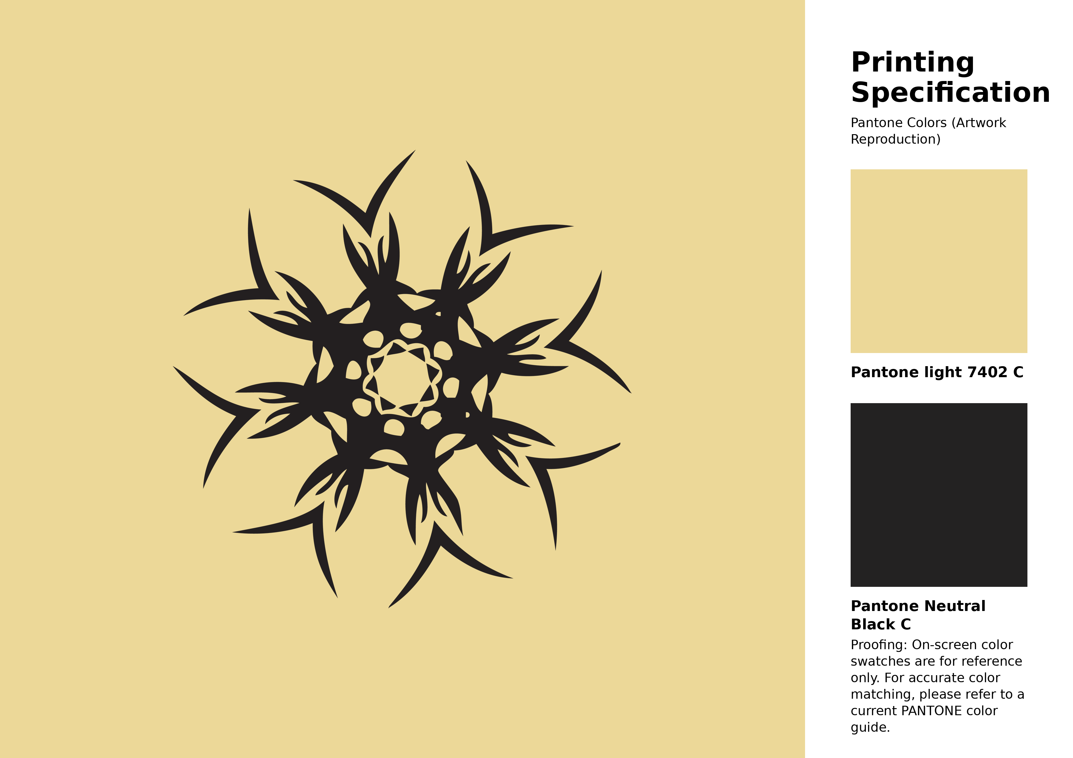 High-quality artwork and graphic illustration using Pantone 7402 C Color | Hex color Code #ecd898. A fantastic creative resource for designers and artists. #artwork #illustration #graphicart #ecd898