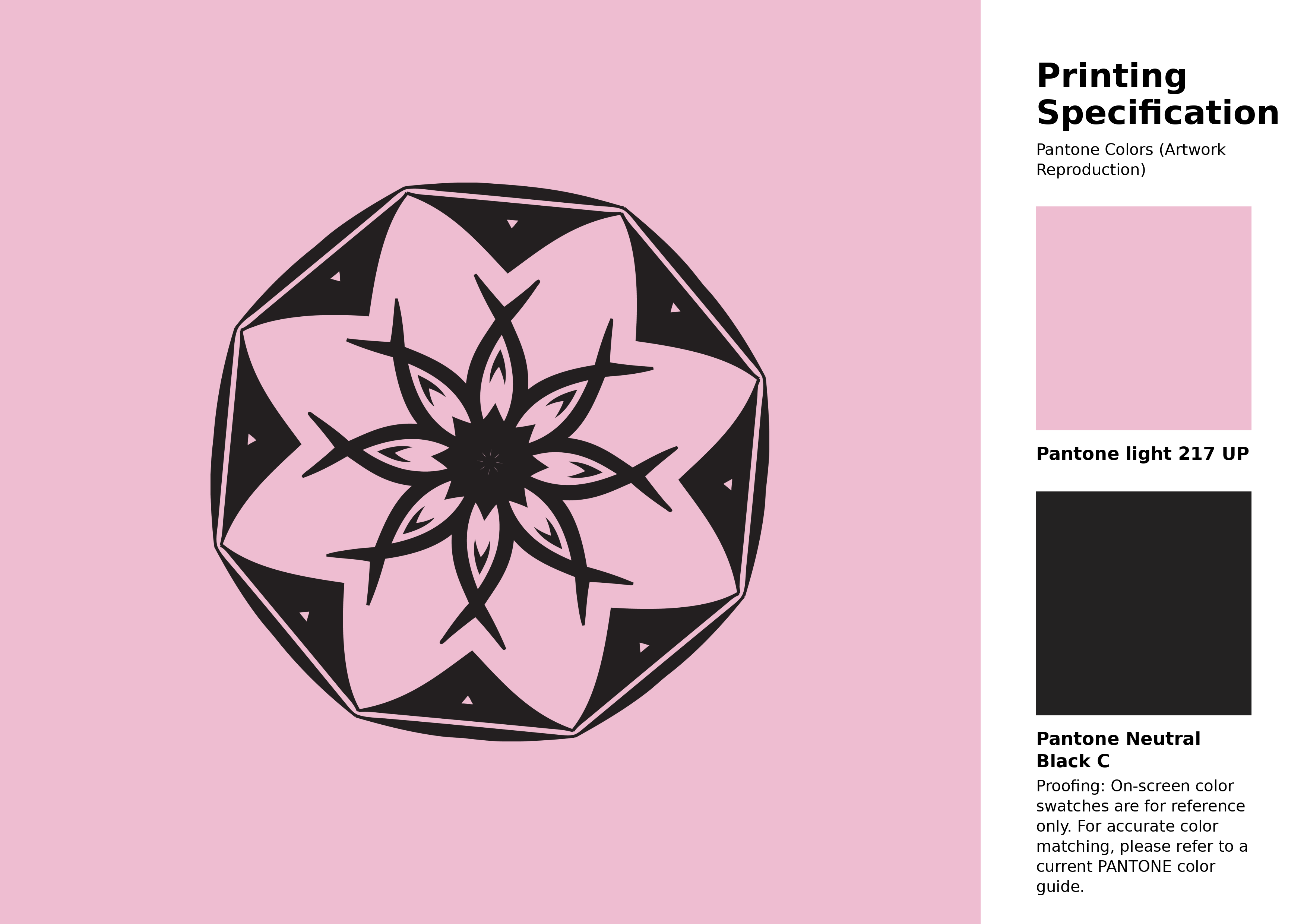 High-quality artwork and graphic illustration using Pantone 217 UP Color | Hex color Code #eebdd1. A fantastic creative resource for designers and artists. #artwork #illustration #graphicart #eebdd1