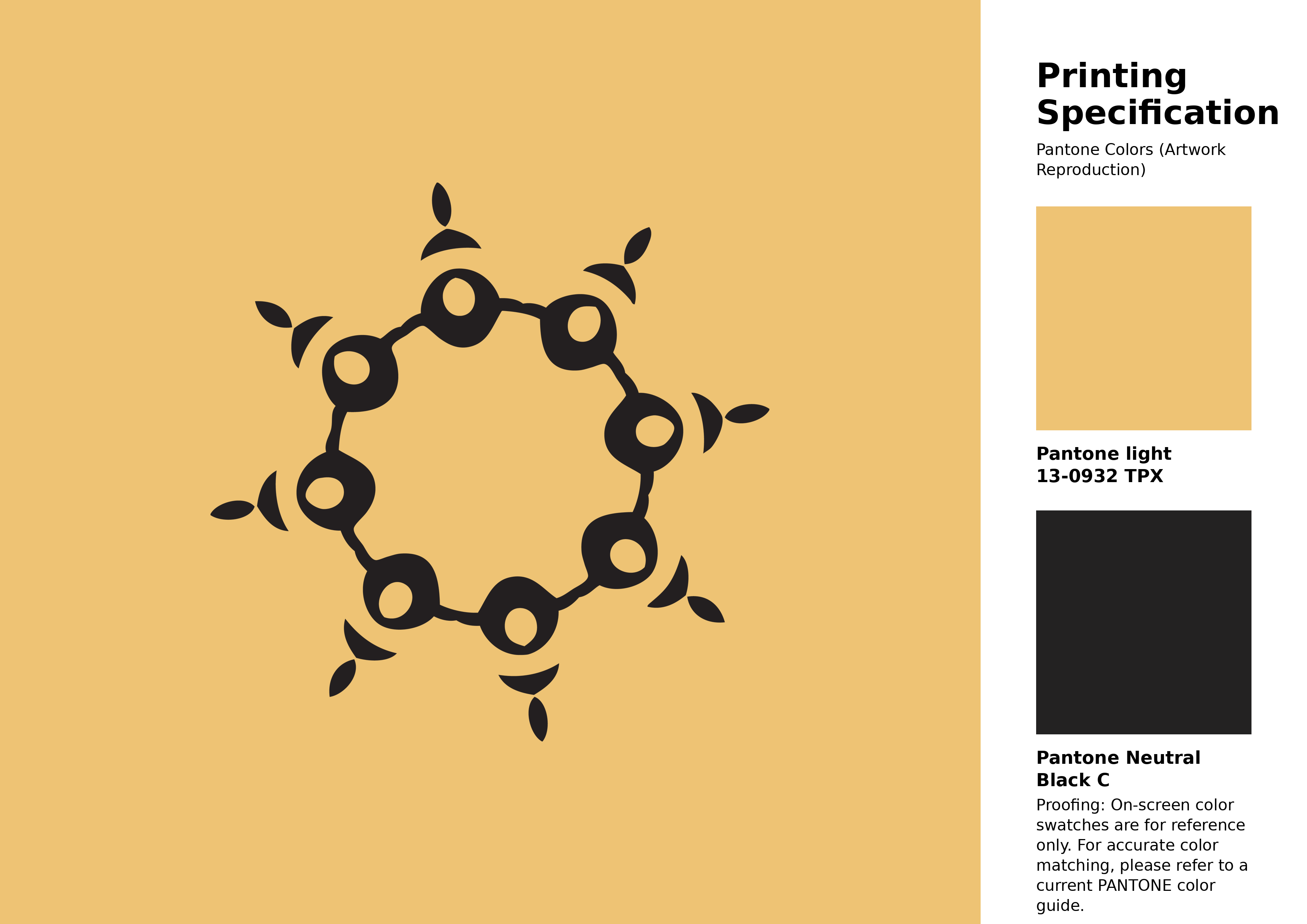 High-quality artwork and graphic illustration using Pantone 13-0932 Tpx Cornsilk Color | Hex color Code #eec374. A fantastic creative resource for designers and artists. #artwork #illustration #graphicart #eec374