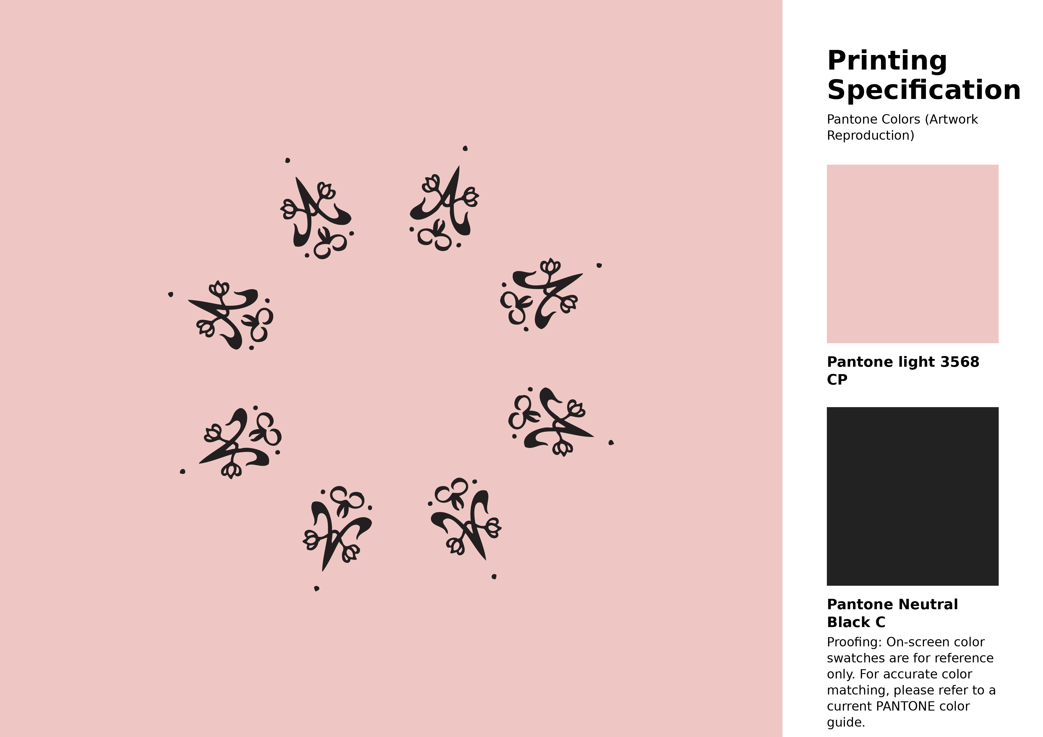 High-quality artwork and graphic illustration using Pantone 3568 CP Color | Hex color Code #eec7c4. A fantastic creative resource for designers and artists. #artwork #illustration #graphicart #eec7c4