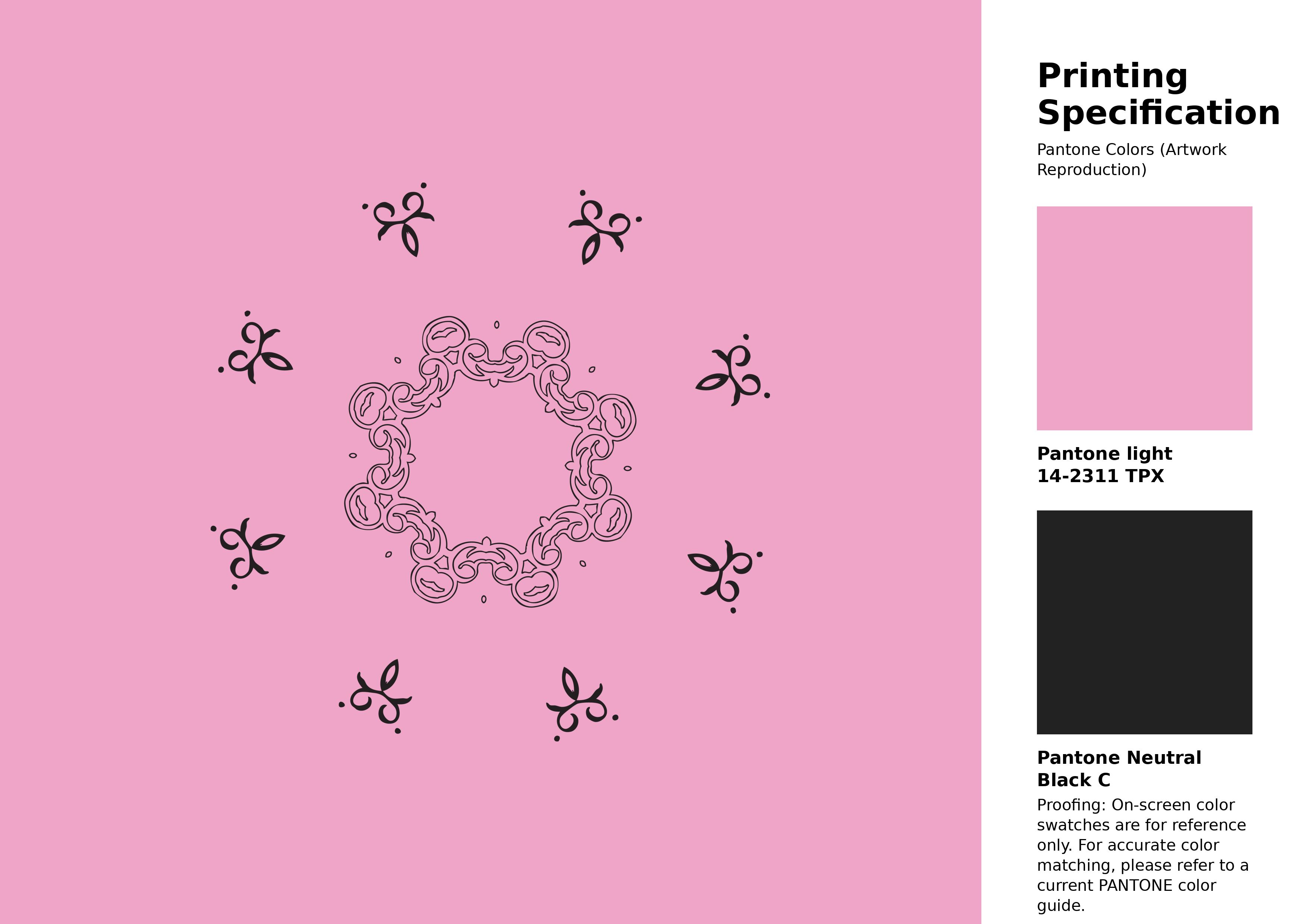 High-quality artwork and graphic illustration using Pantone 14-2311 Tpx Prism Pink Color | Hex color Code #efa5c8. A fantastic creative resource for designers and artists. #artwork #illustration #graphicart #efa5c8