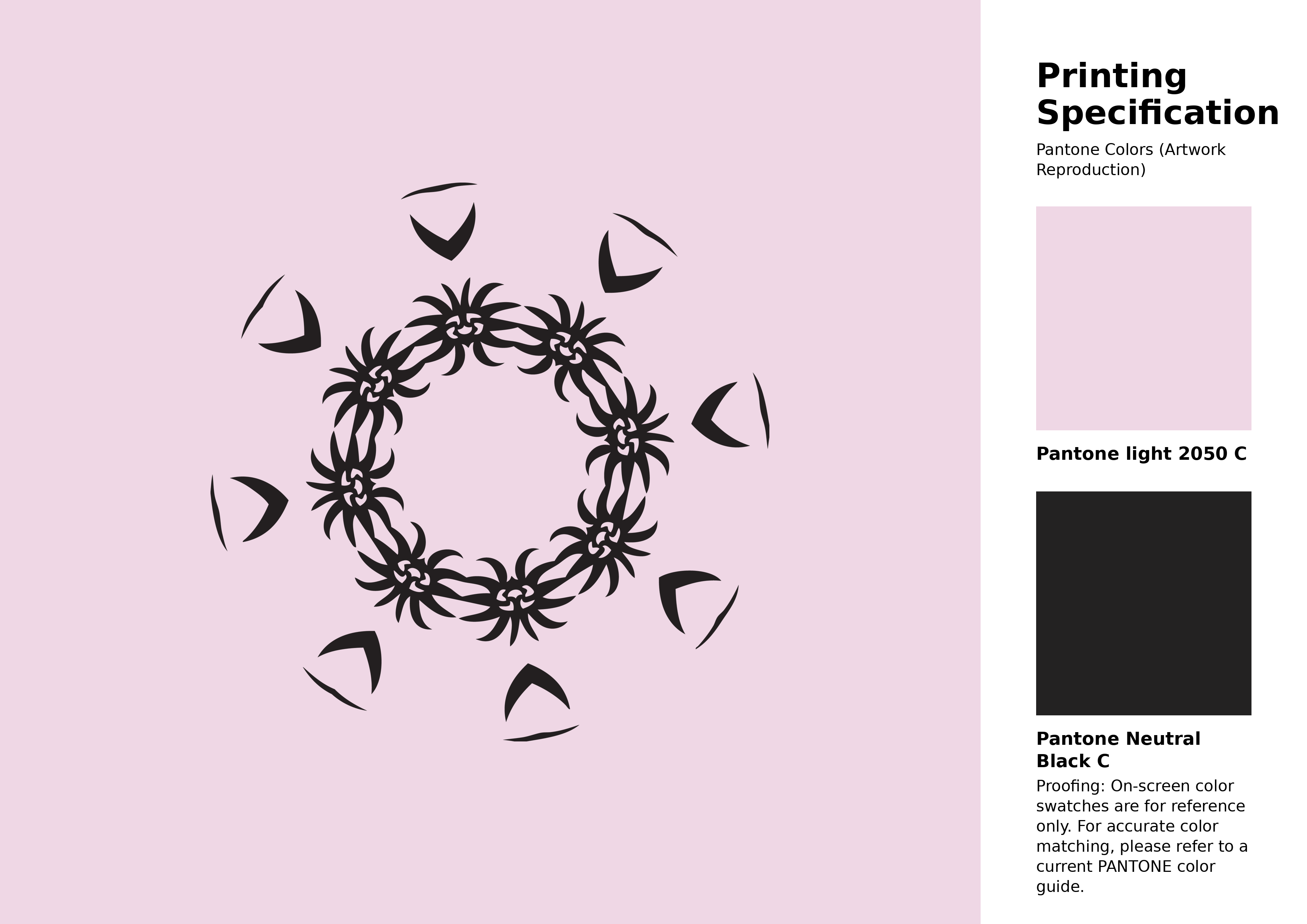 High-quality artwork and graphic illustration using Pantone 2050 C Color | Hex color Code #efd7e5. A fantastic creative resource for designers and artists. #artwork #illustration #graphicart #efd7e5