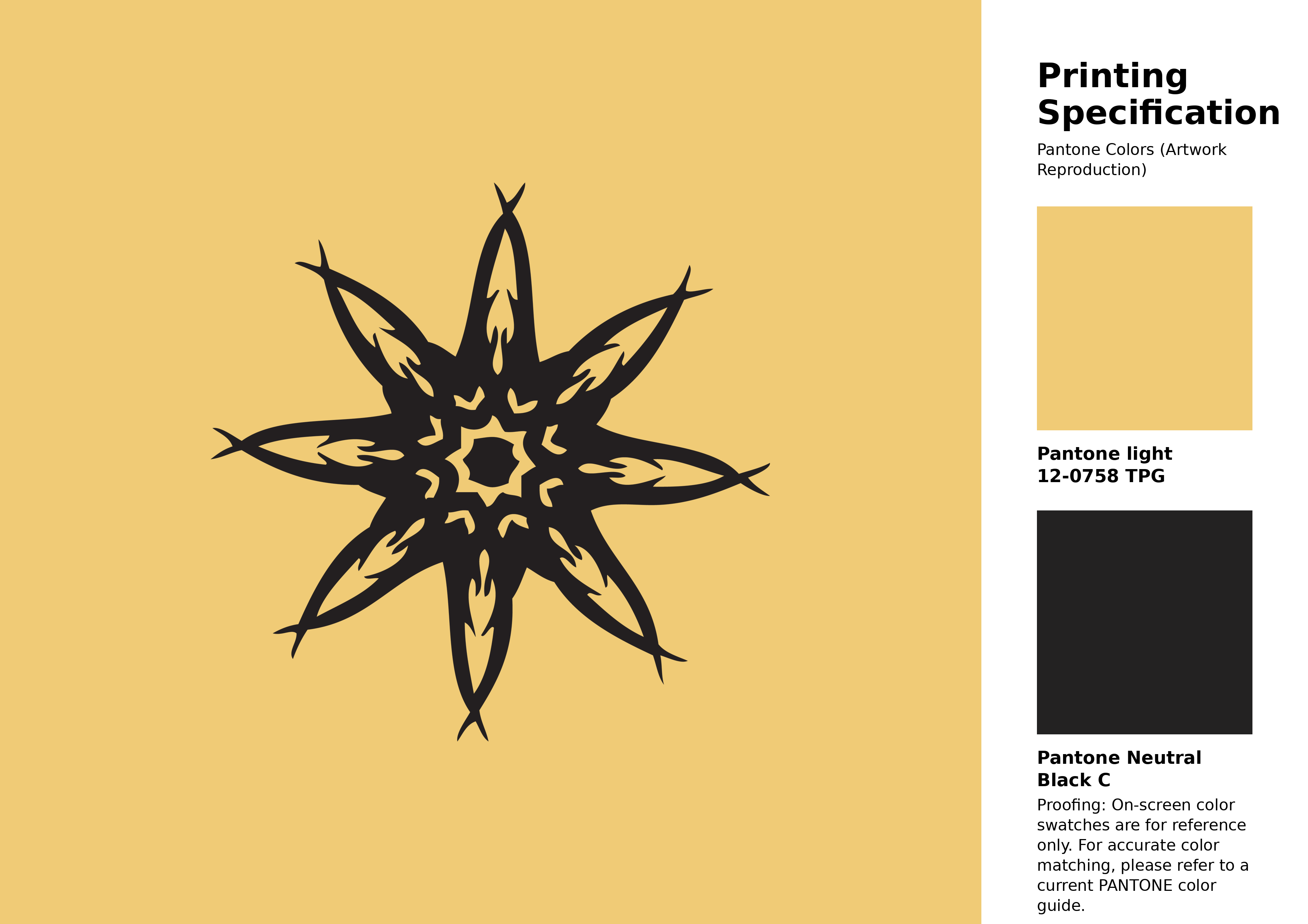 High-quality artwork and graphic illustration using Pantone 12-0758 Tpg Yarrow Color | Hex color Code #f0cb76. A fantastic creative resource for designers and artists. #artwork #illustration #graphicart #f0cb76