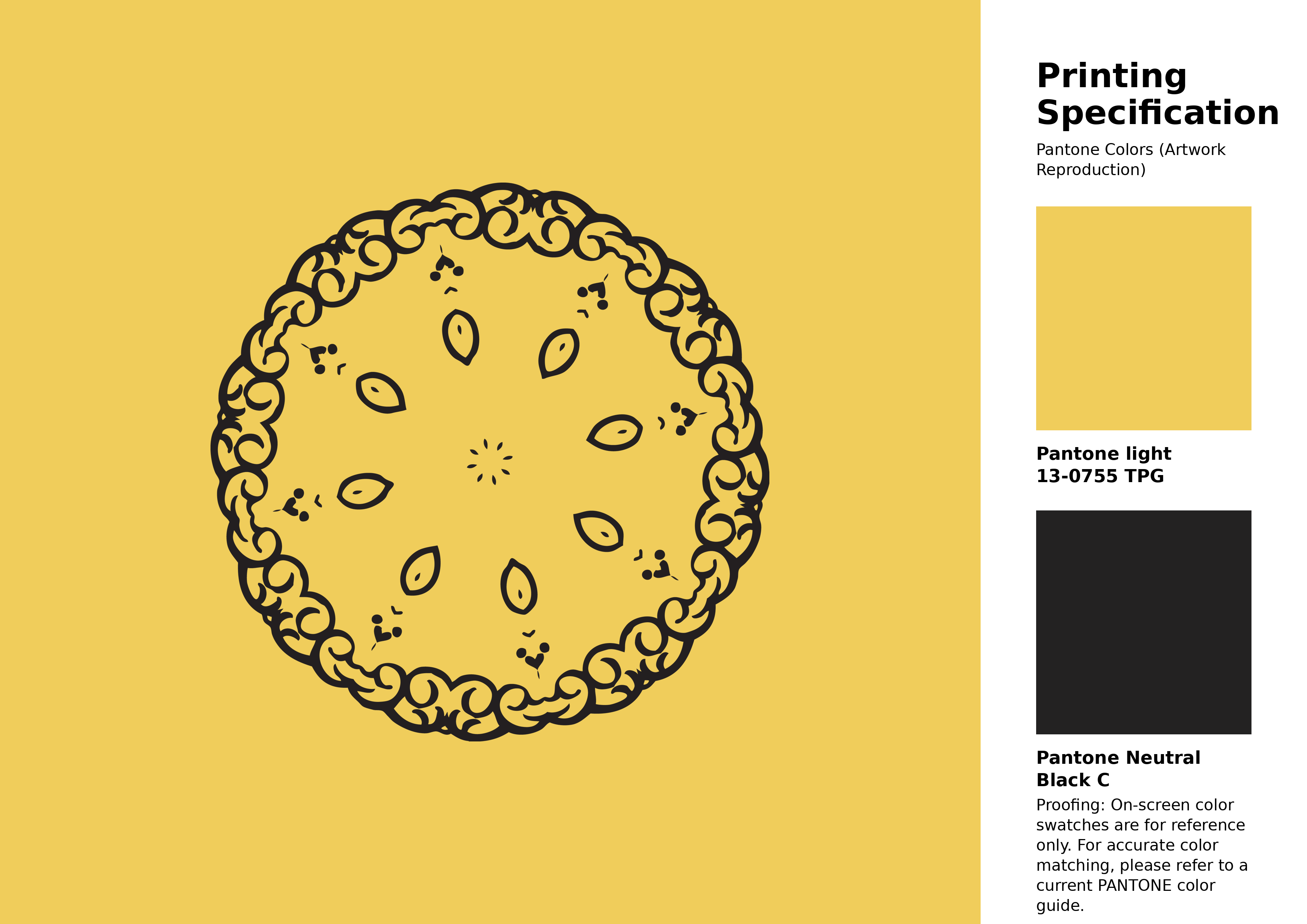 High-quality artwork and graphic illustration using Pantone 13-0755 Tpg Primrose Yellow Color | Hex color Code #f0cd5b. A fantastic creative resource for designers and artists. #artwork #illustration #graphicart #f0cd5b