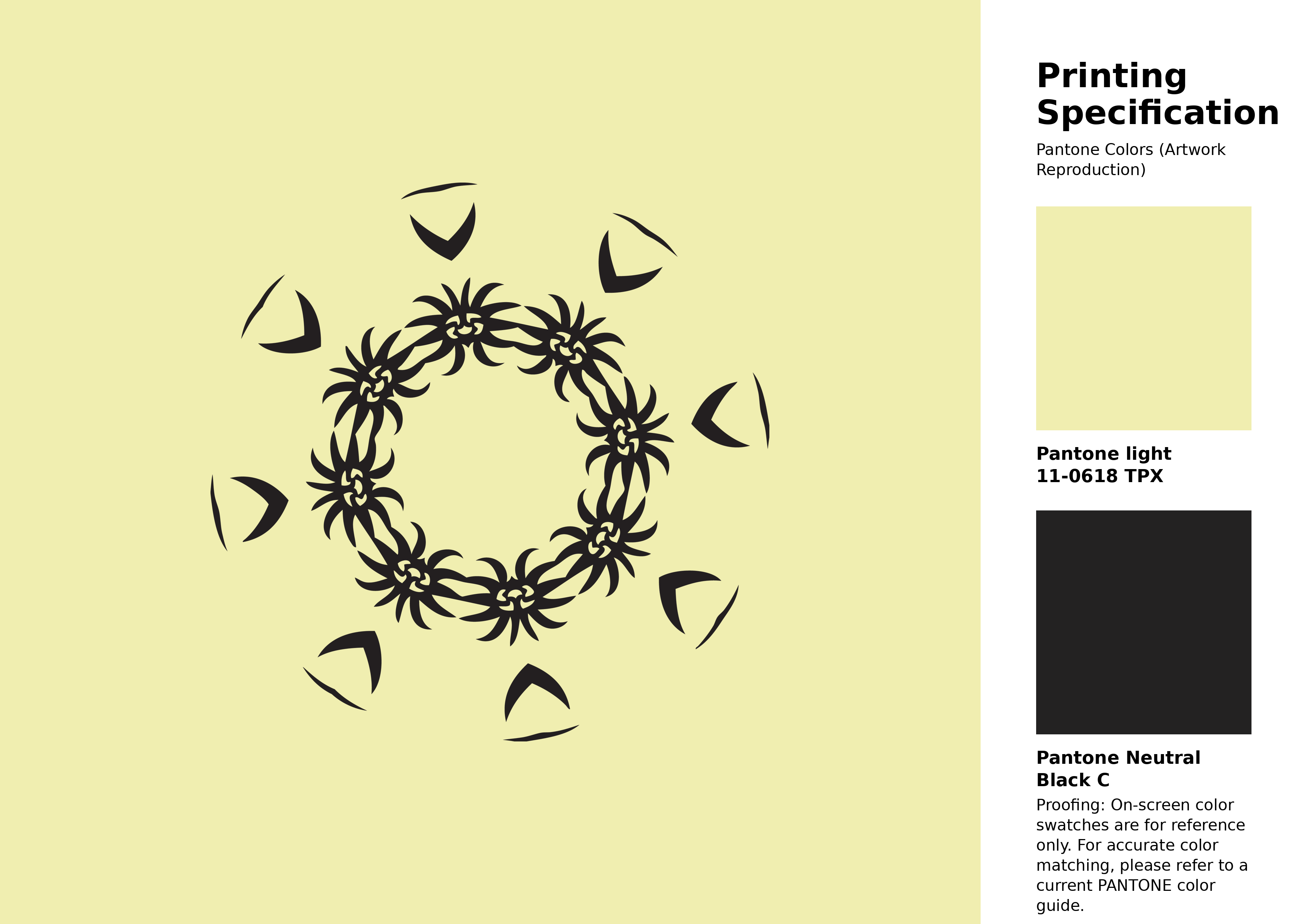 High-quality artwork and graphic illustration using Pantone 11-0618 Tpx Wax Yellow Color | Hex color Code #f0eeb0. A fantastic creative resource for designers and artists. #artwork #illustration #graphicart #f0eeb0