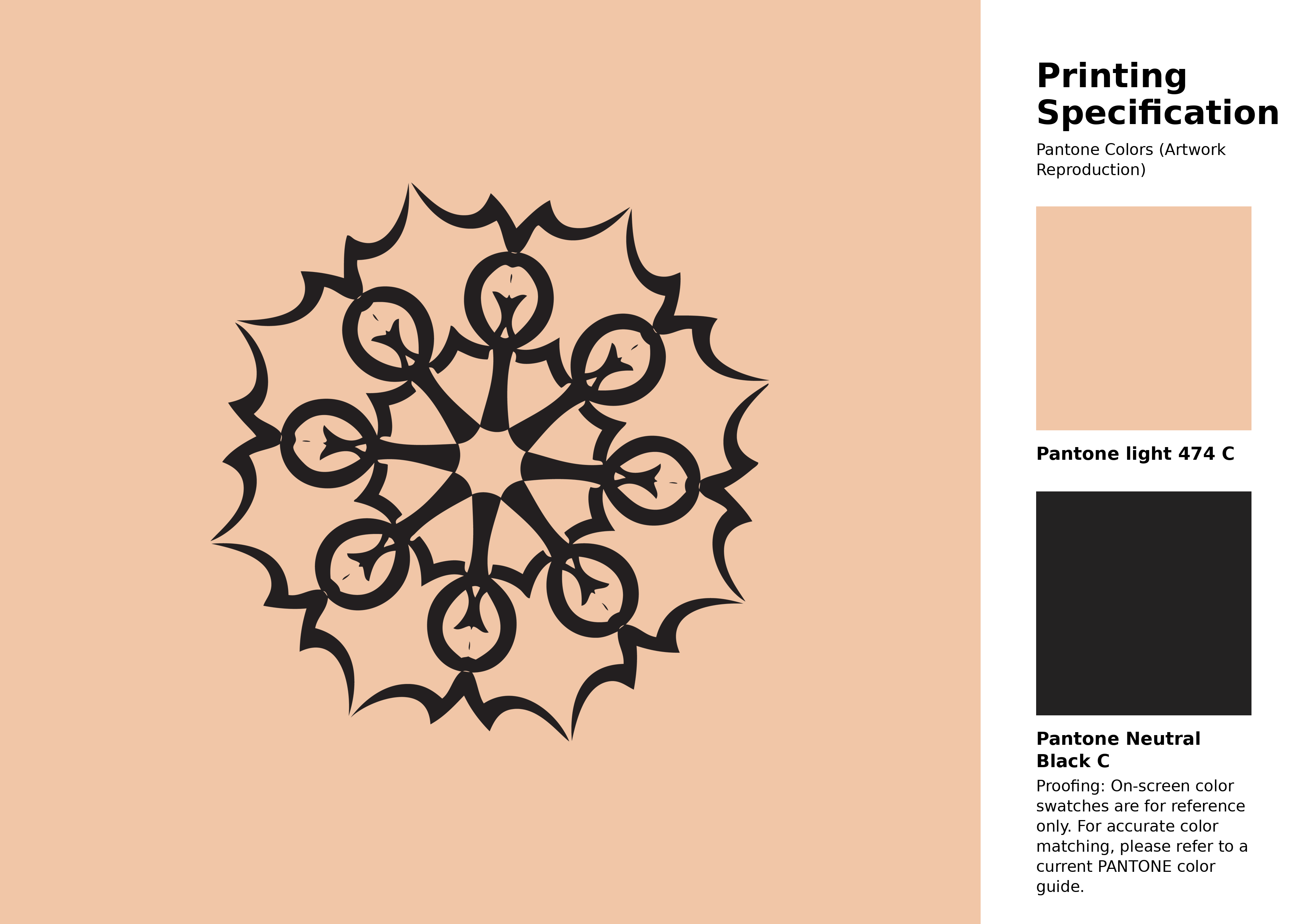 High-quality artwork and graphic illustration using Pantone 474 C Color | Hex color Code #f1c6a7. A fantastic creative resource for designers and artists. #artwork #illustration #graphicart #f1c6a7