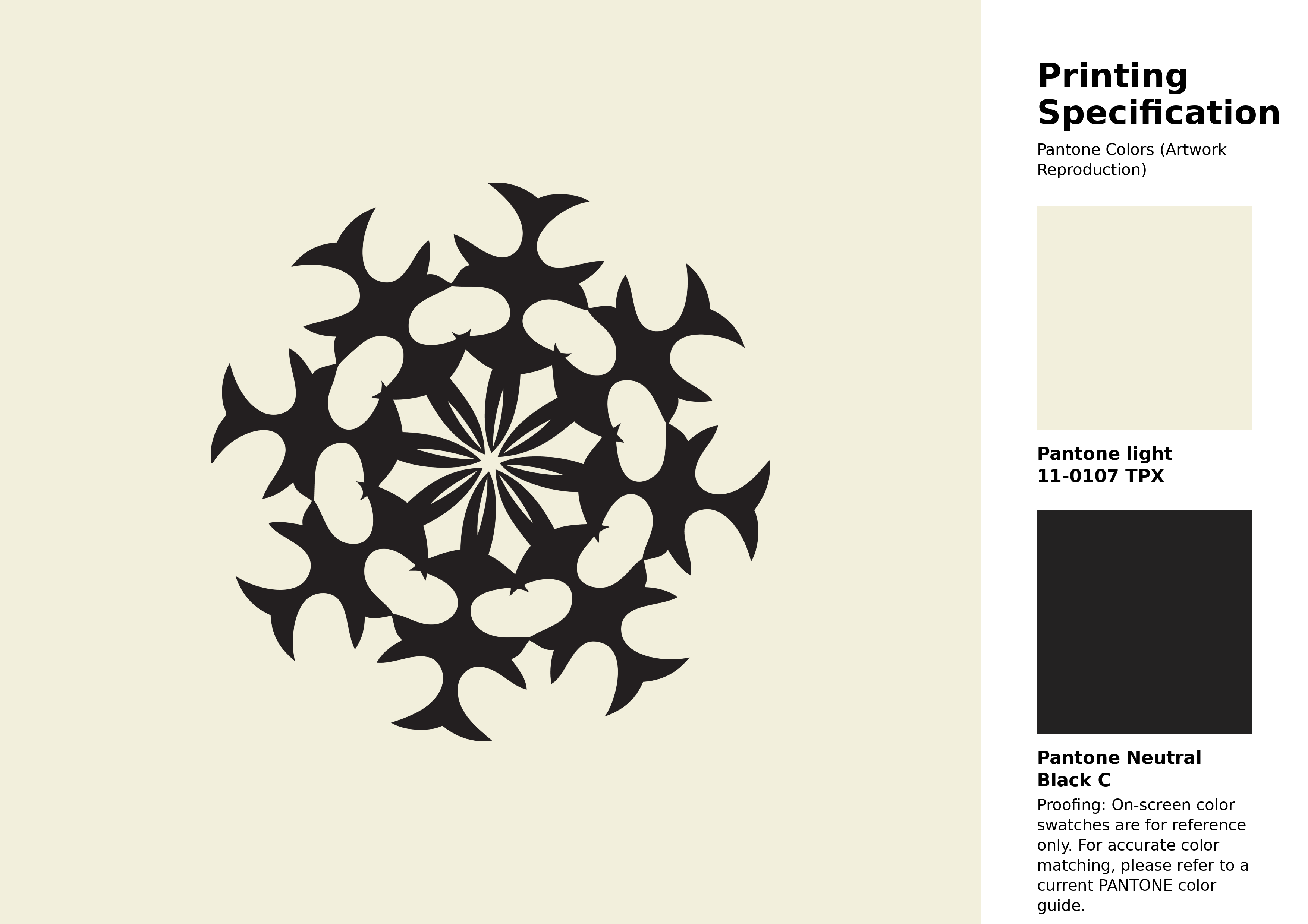 High-quality artwork and graphic illustration using Pantone 11-0107 Tpx Papyrus Color | Hex color Code #f2efdc. A fantastic creative resource for designers and artists. #artwork #illustration #graphicart #f2efdc