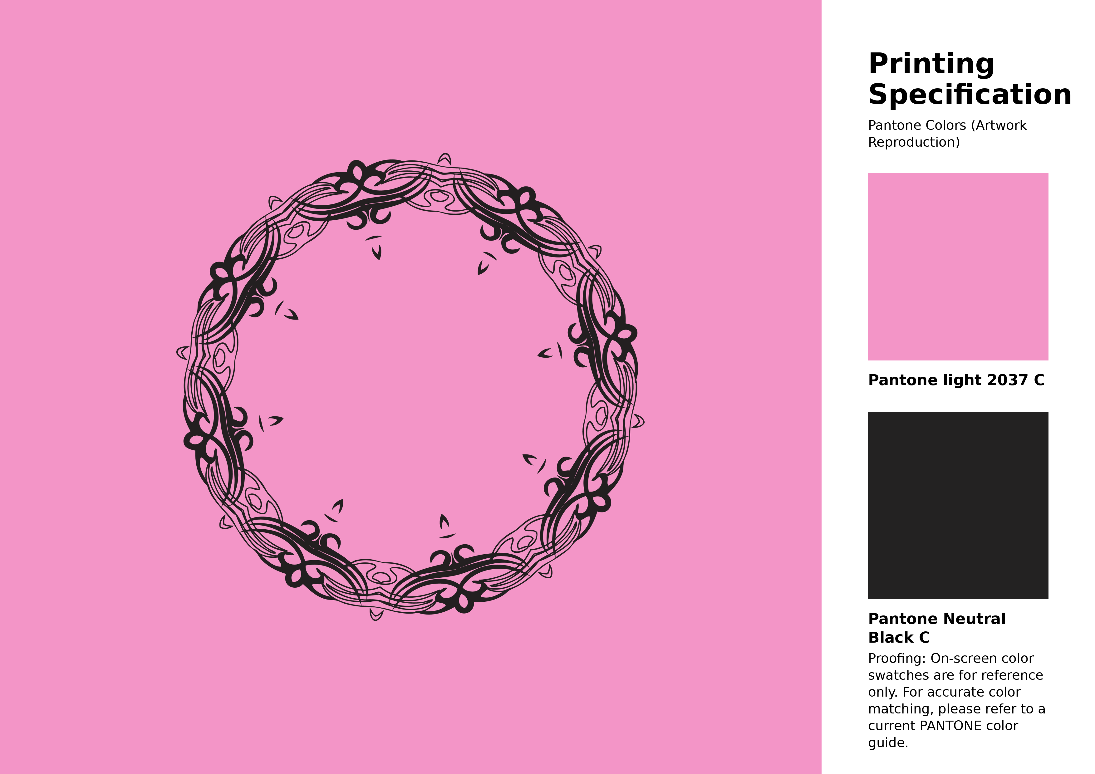 High-quality artwork and graphic illustration using Pantone 2037 C Color | Hex color Code #f395c7. A fantastic creative resource for designers and artists. #artwork #illustration #graphicart #f395c7