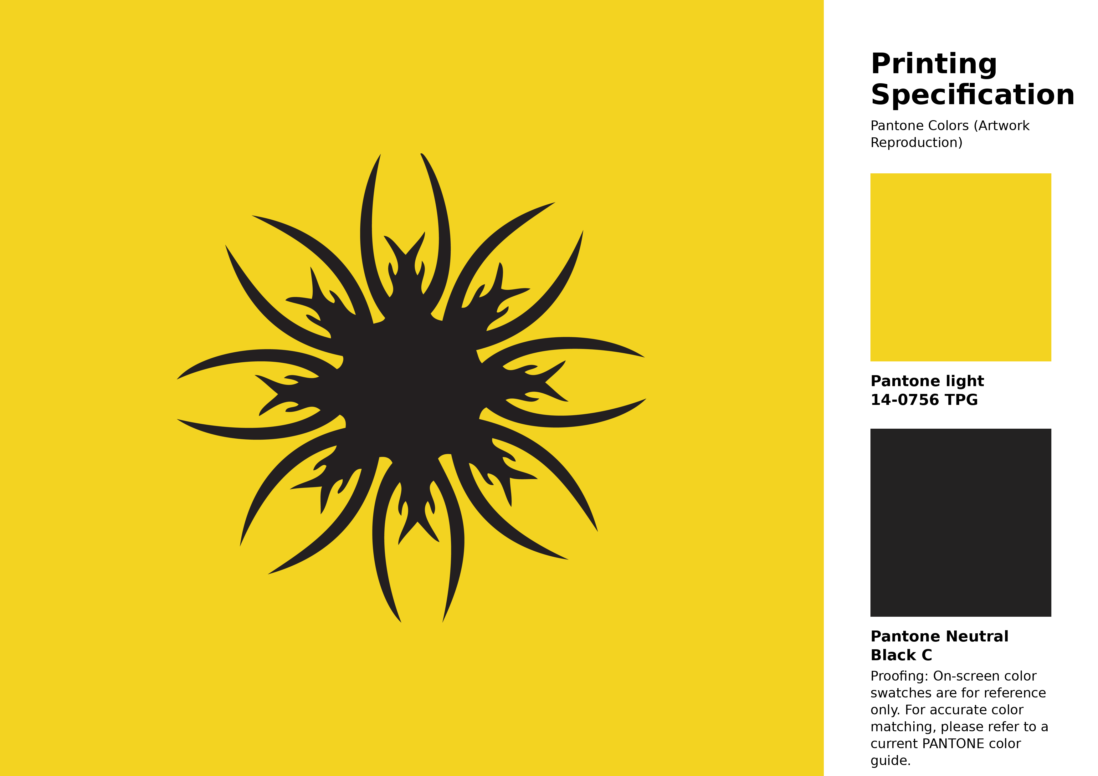 High-quality artwork and graphic illustration using Pantone 14-0756 Tpg Empire Yellow Color | Hex color Code #f3d321. A fantastic creative resource for designers and artists. #artwork #illustration #graphicart #f3d321