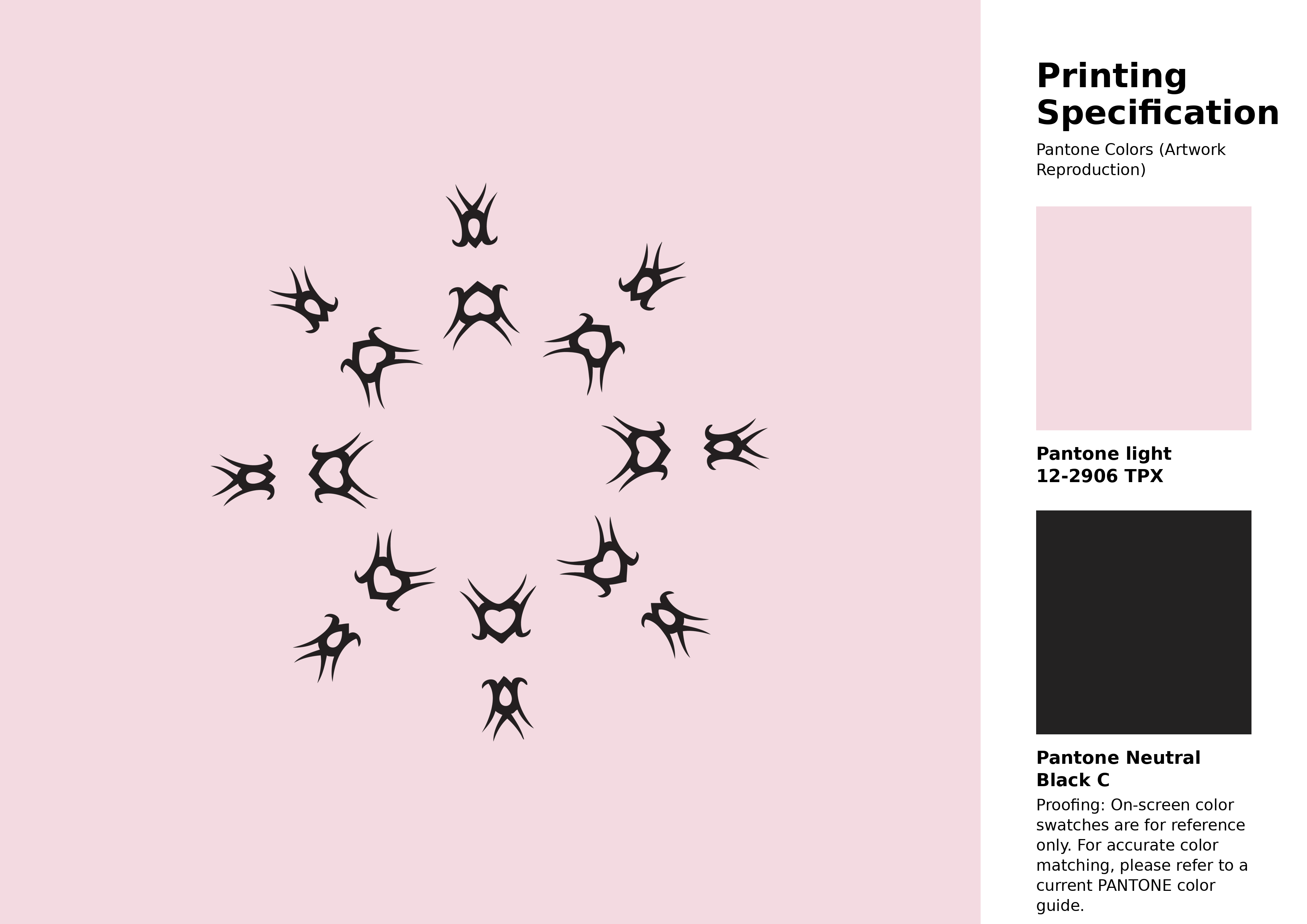 High-quality artwork and graphic illustration using Pantone 12-2906 Tpx Barely Pink Color | Hex color Code #f3dae1. A fantastic creative resource for designers and artists. #artwork #illustration #graphicart #f3dae1