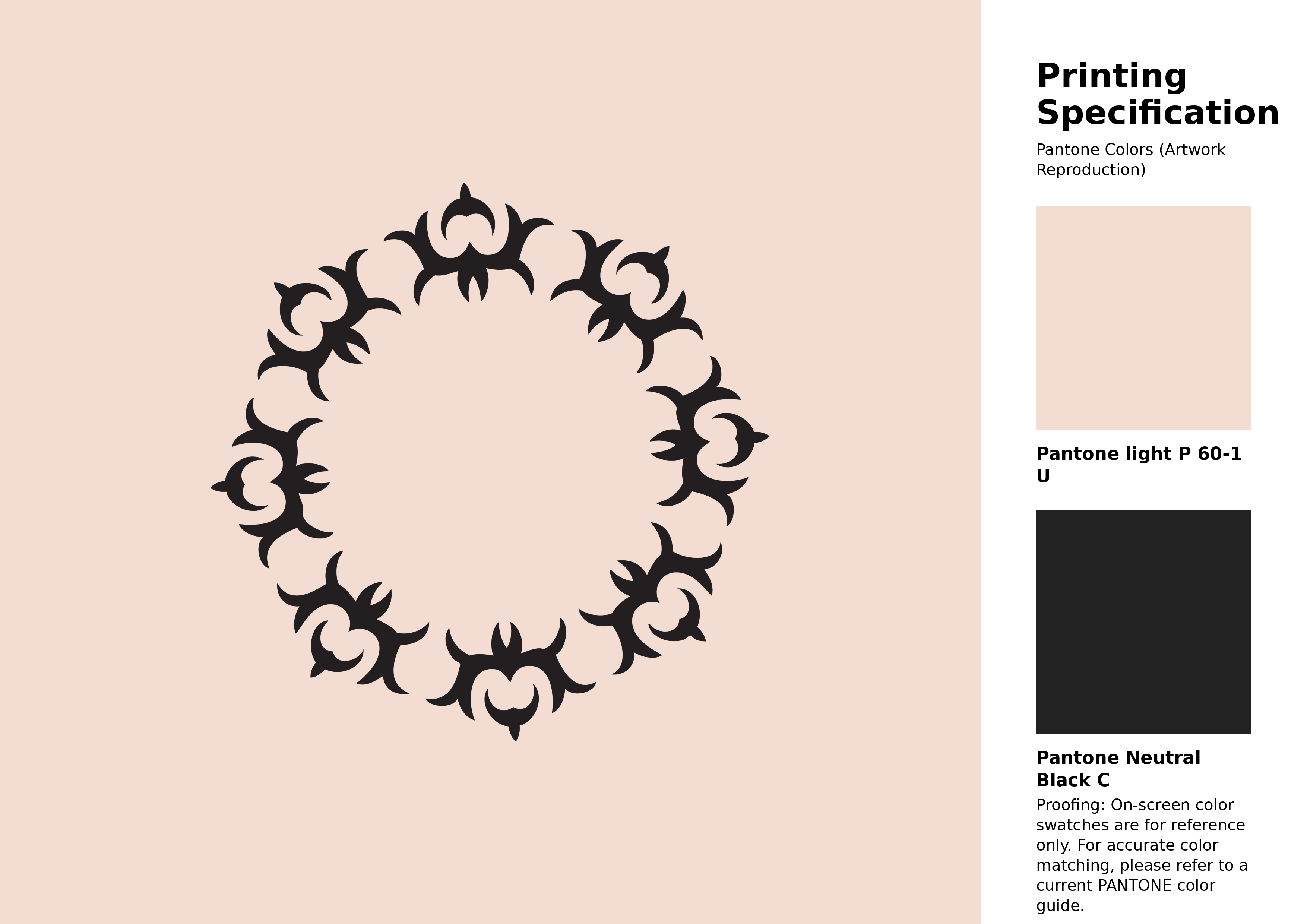 High-quality artwork and graphic illustration using Pantone P 60-1 U Color | Hex color Code #f3dcd2. A fantastic creative resource for designers and artists. #artwork #illustration #graphicart #f3dcd2
