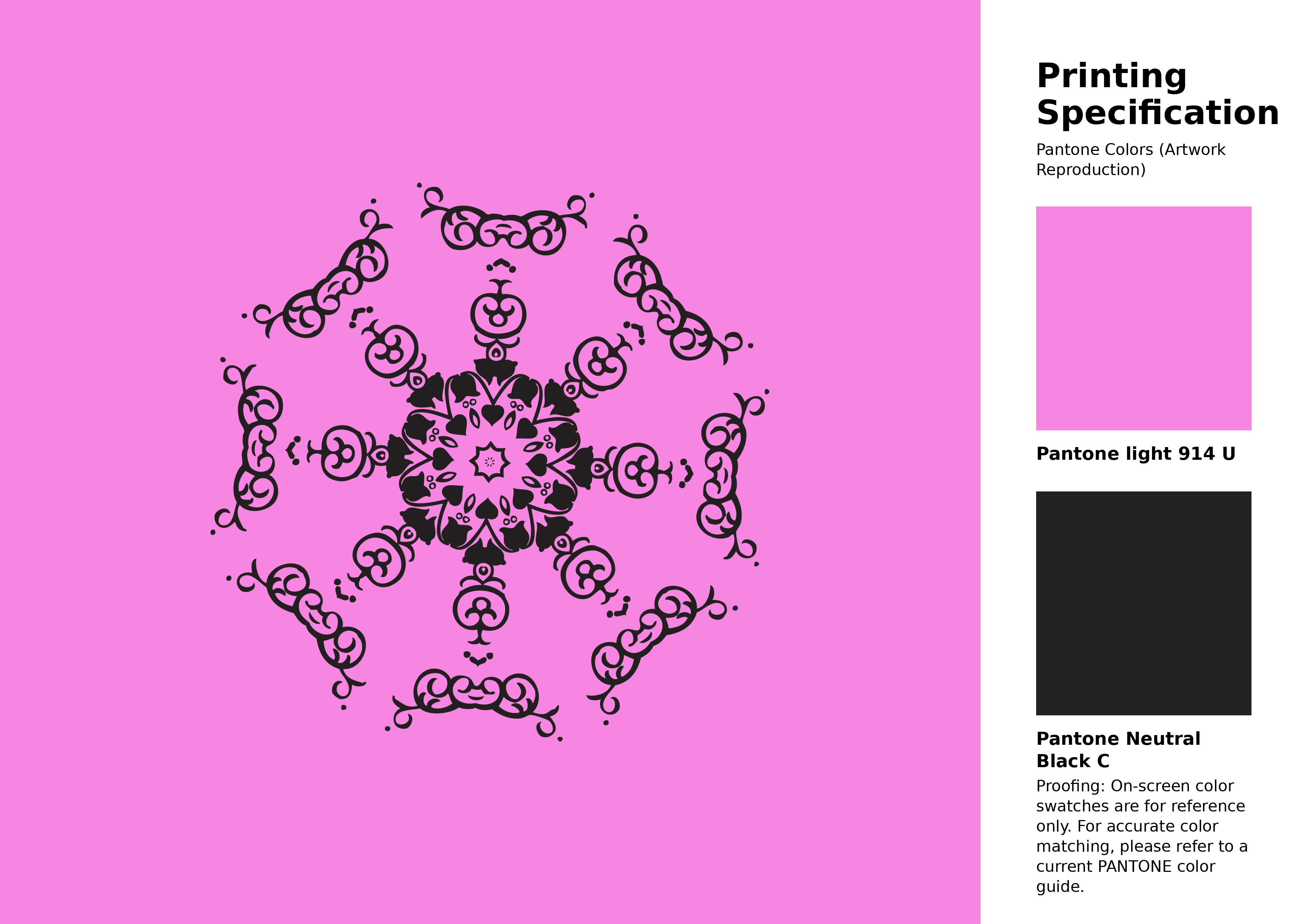 High-quality artwork and graphic illustration using Pantone 914 U Color | Hex color Code #f686e1. A fantastic creative resource for designers and artists. #artwork #illustration #graphicart #f686e1