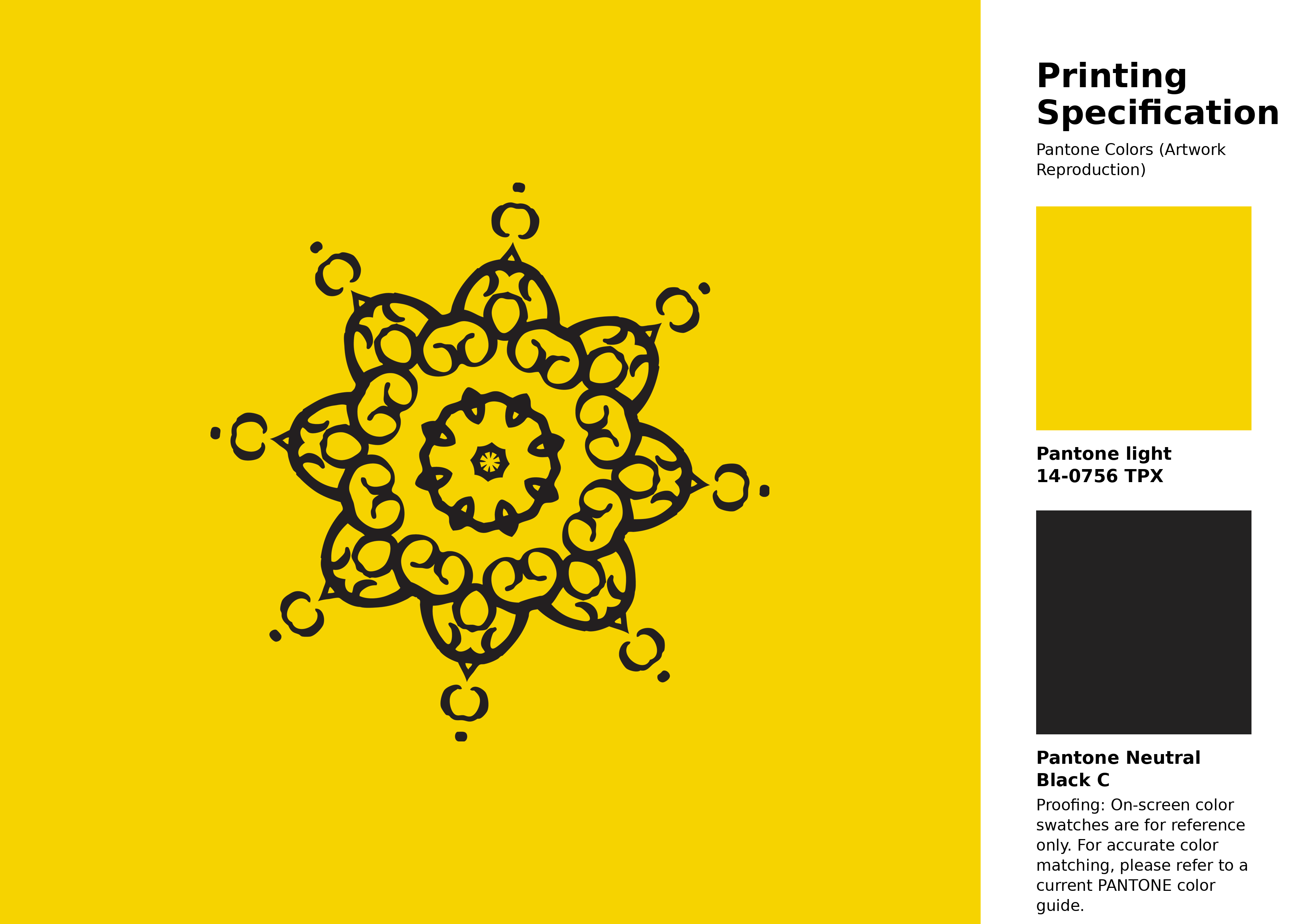 High-quality artwork and graphic illustration using Pantone 14-0756 Tpx Empire Yellow Color | Hex color Code #f6d300. A fantastic creative resource for designers and artists. #artwork #illustration #graphicart #f6d300