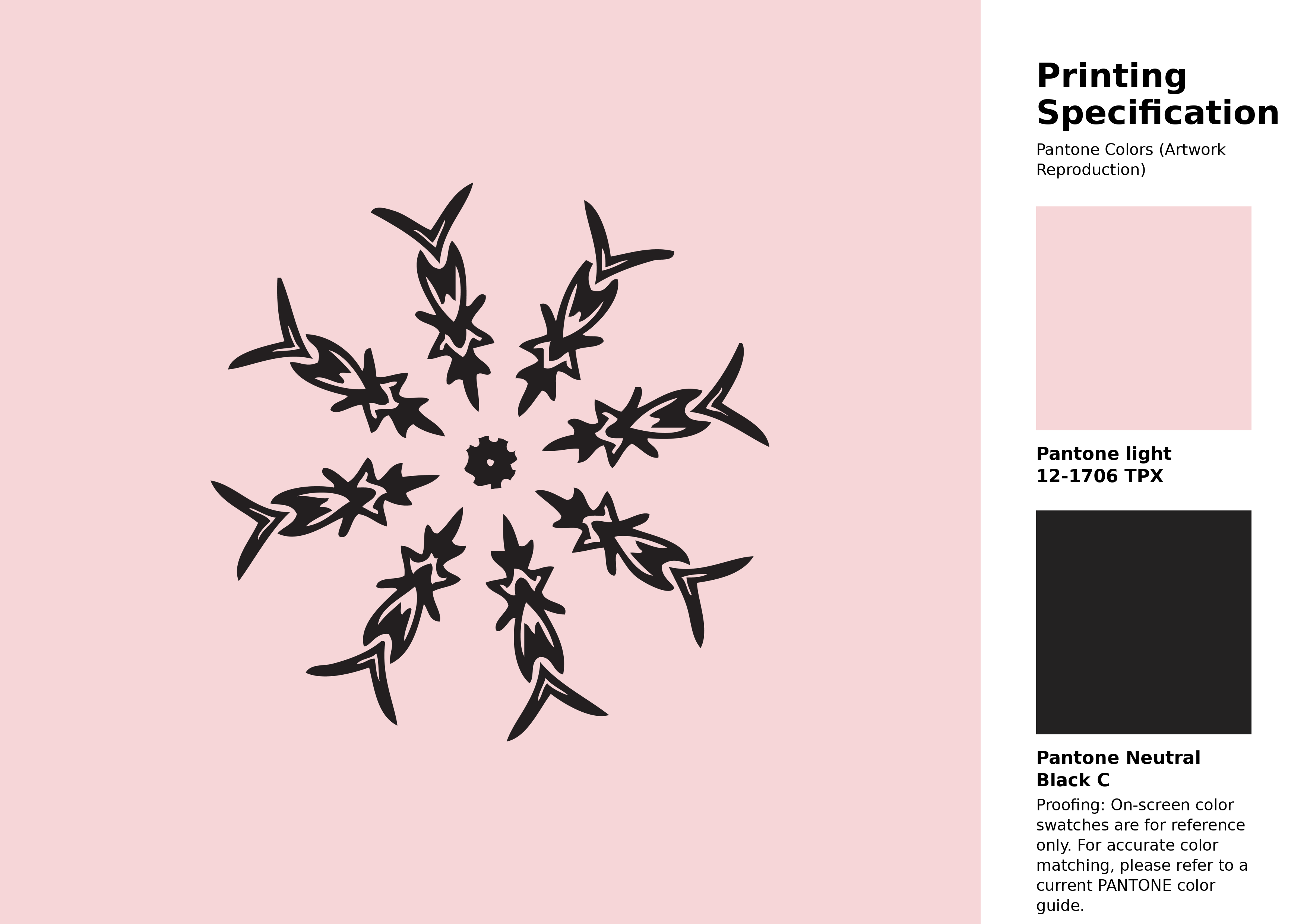High-quality artwork and graphic illustration using Pantone 12-1706 Tpx Pink Dogwood Color | Hex color Code #f6d6d8. A fantastic creative resource for designers and artists. #artwork #illustration #graphicart #f6d6d8