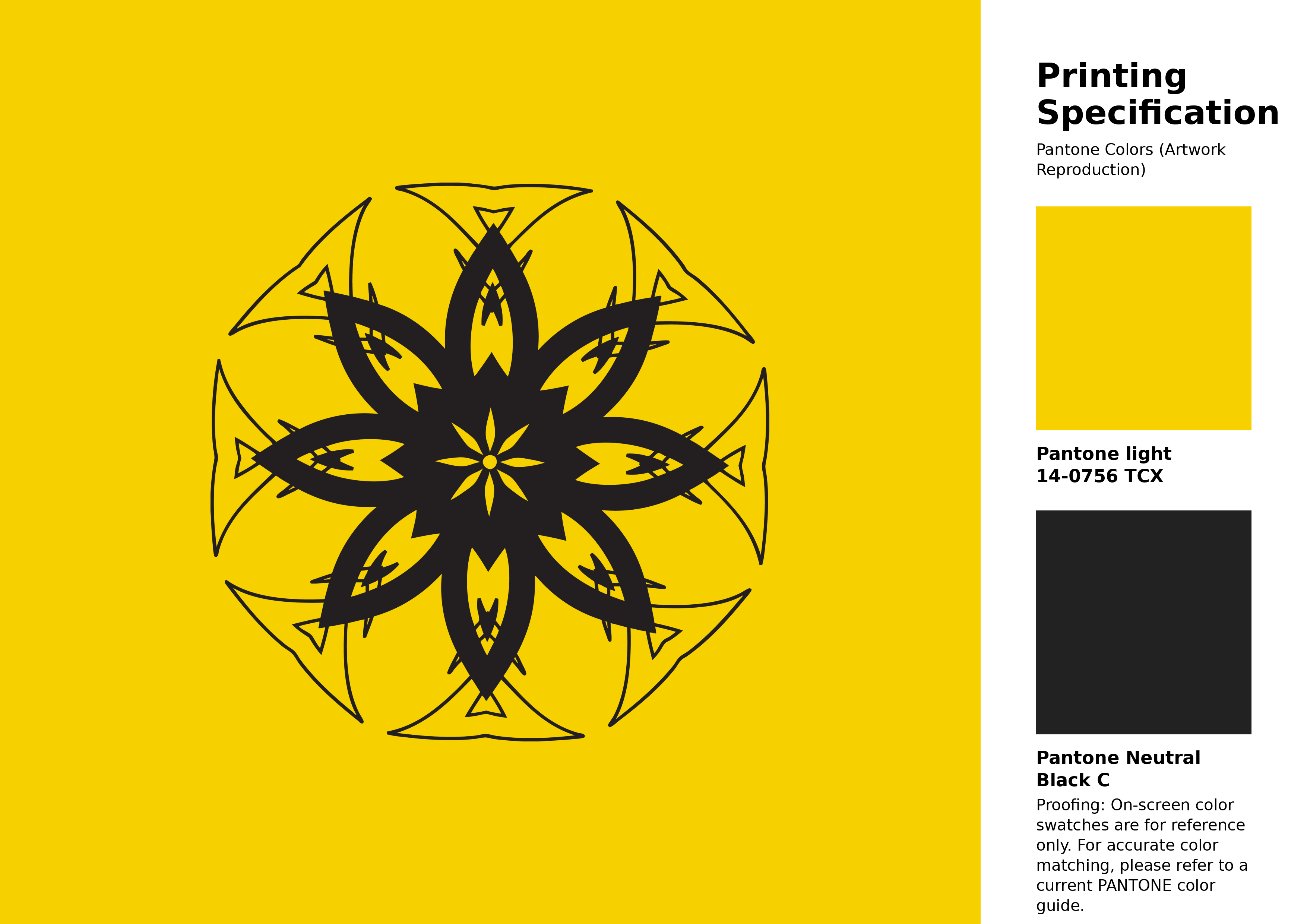 High-quality artwork and graphic illustration using Pantone 14-0756 Tcx Empire Yellow Color | Hex color Code #f7d000. A fantastic creative resource for designers and artists. #artwork #illustration #graphicart #f7d000