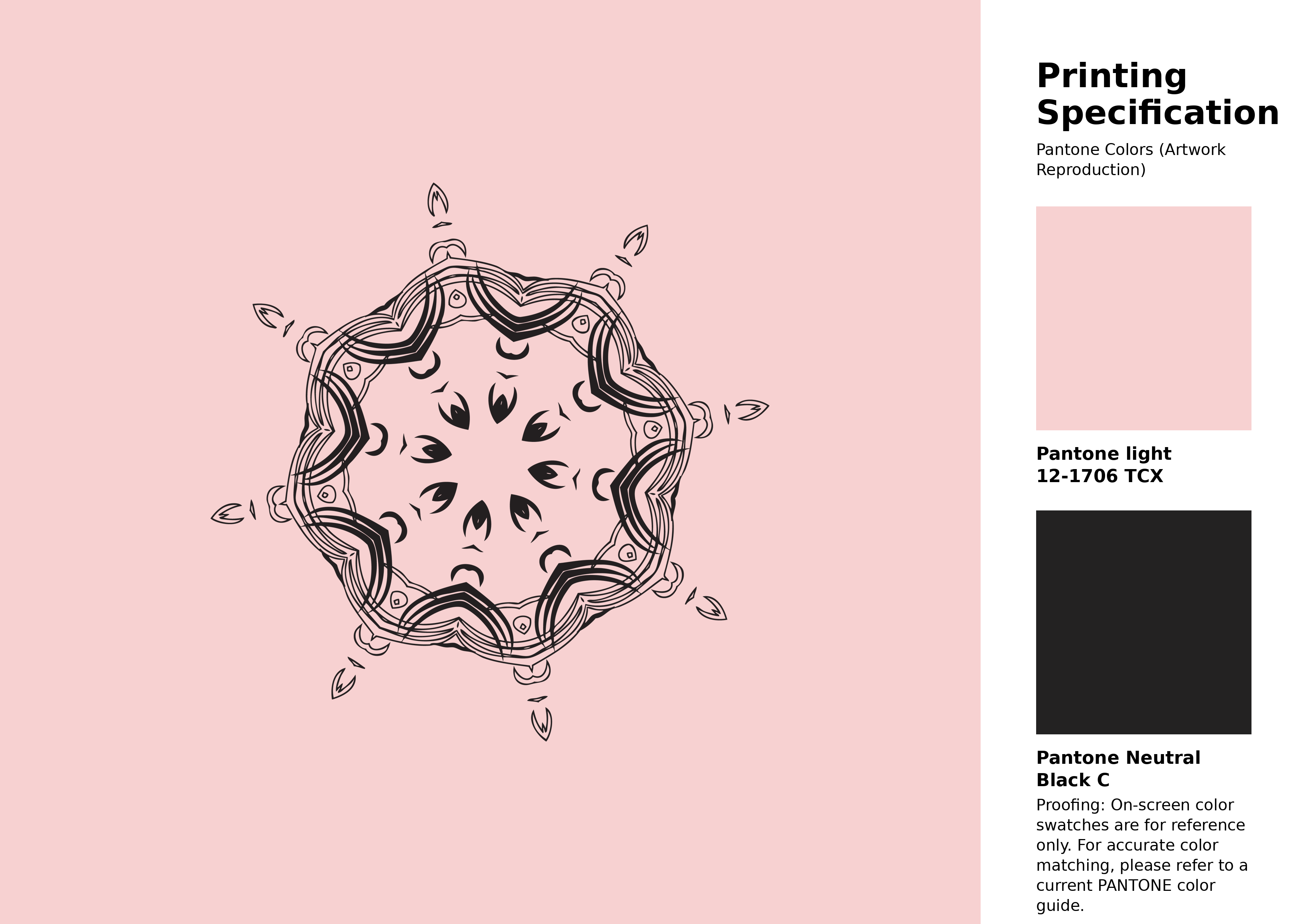 High-quality artwork and graphic illustration using Pantone 12-1706 Tcx Pink Dogwood Color | Hex color Code #f7d1d1. A fantastic creative resource for designers and artists. #artwork #illustration #graphicart #f7d1d1