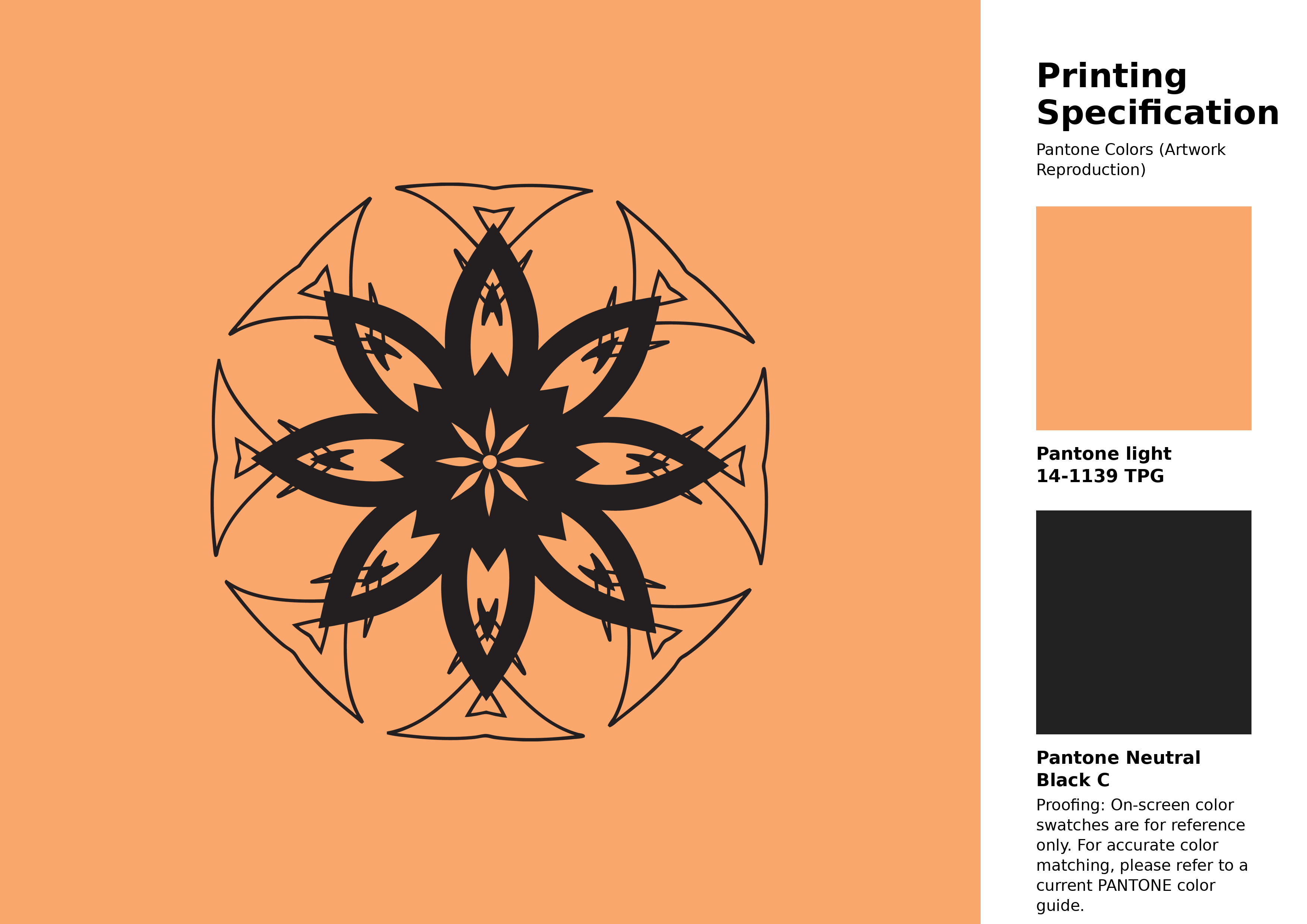 High-quality artwork and graphic illustration using Pantone 14-1139 Tpg Pumpkin Color | Hex color Code #f9a76c. A fantastic creative resource for designers and artists. #artwork #illustration #graphicart #f9a76c