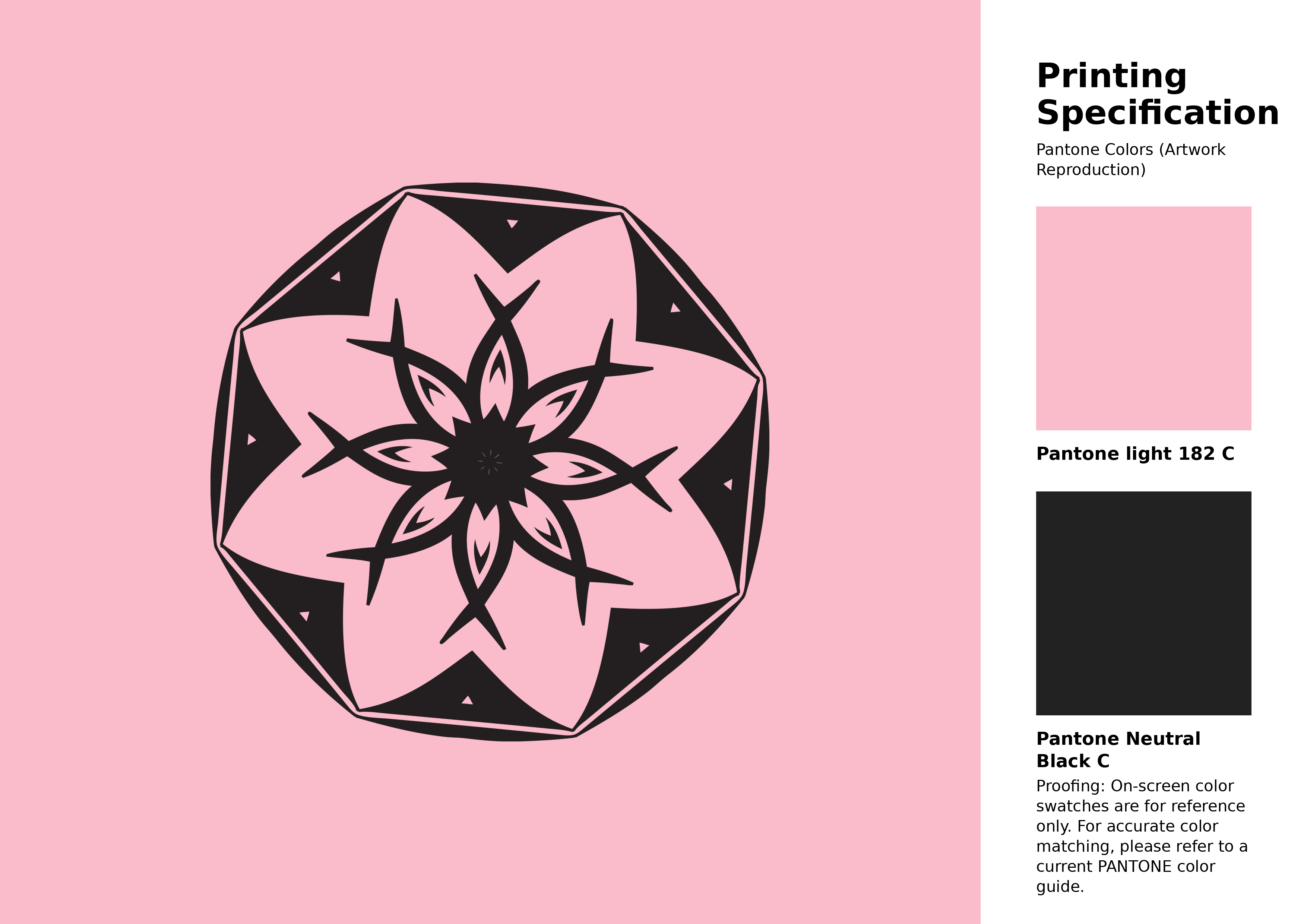 High-quality artwork and graphic illustration using Pantone 182 C Color | Hex color Code #fabbcb. A fantastic creative resource for designers and artists. #artwork #illustration #graphicart #fabbcb