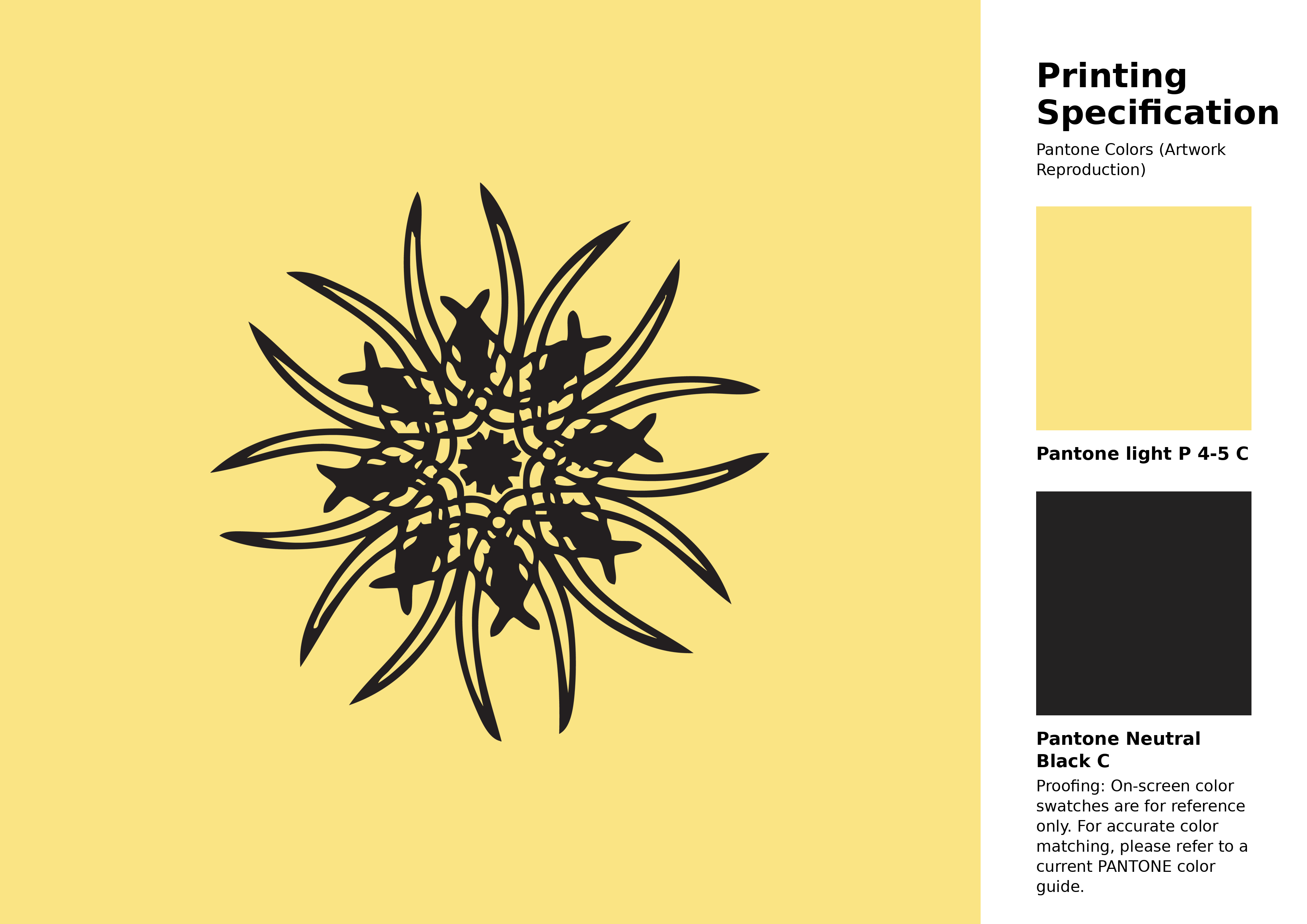 High-quality artwork and graphic illustration using Pantone P 4-5 C Color | Hex color Code #fae484. A fantastic creative resource for designers and artists. #artwork #illustration #graphicart #fae484