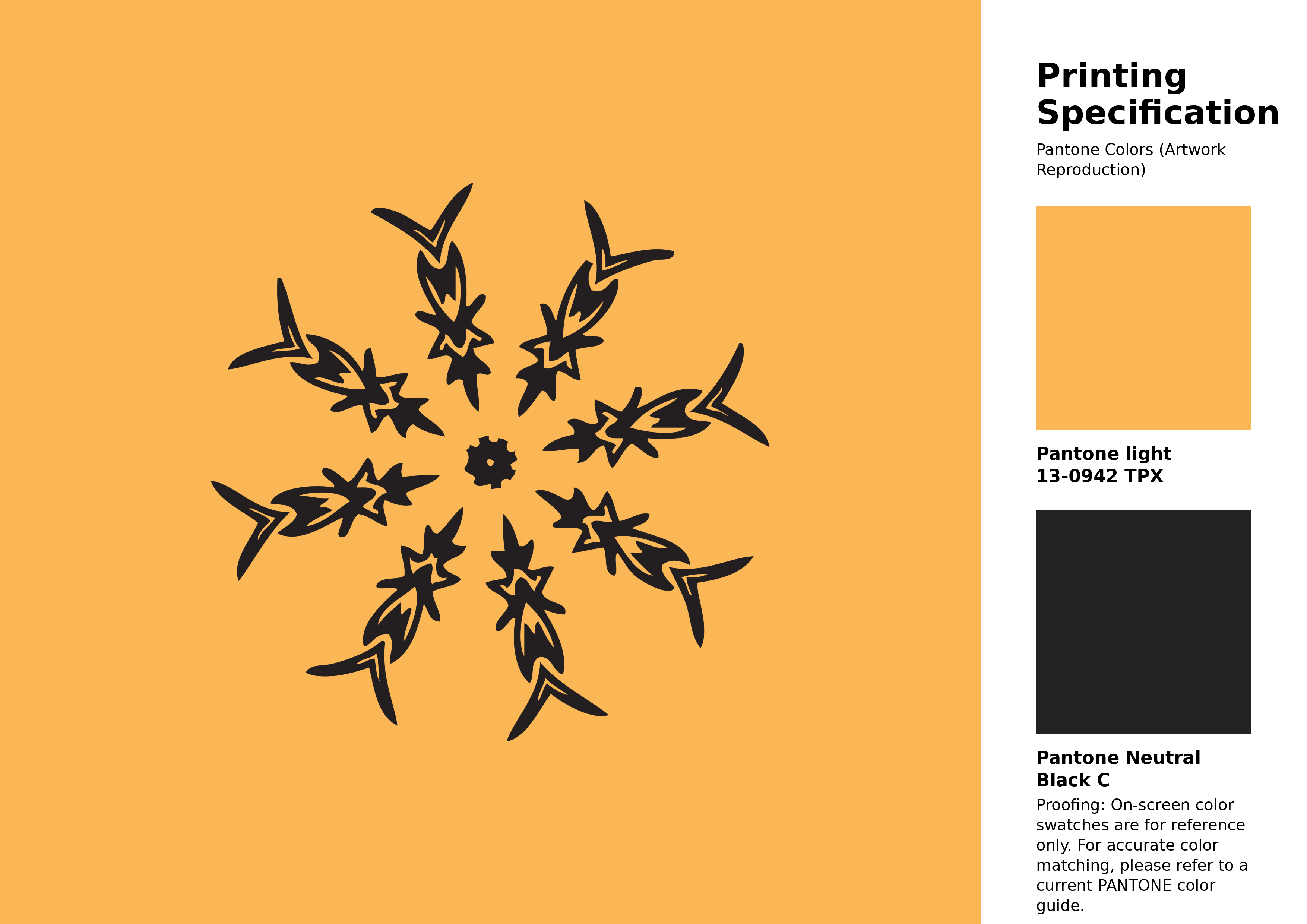 High-quality artwork and graphic illustration using Pantone 13-0942 Tpx Amber Yellow Color | Hex color Code #fbb755. A fantastic creative resource for designers and artists. #artwork #illustration #graphicart #fbb755