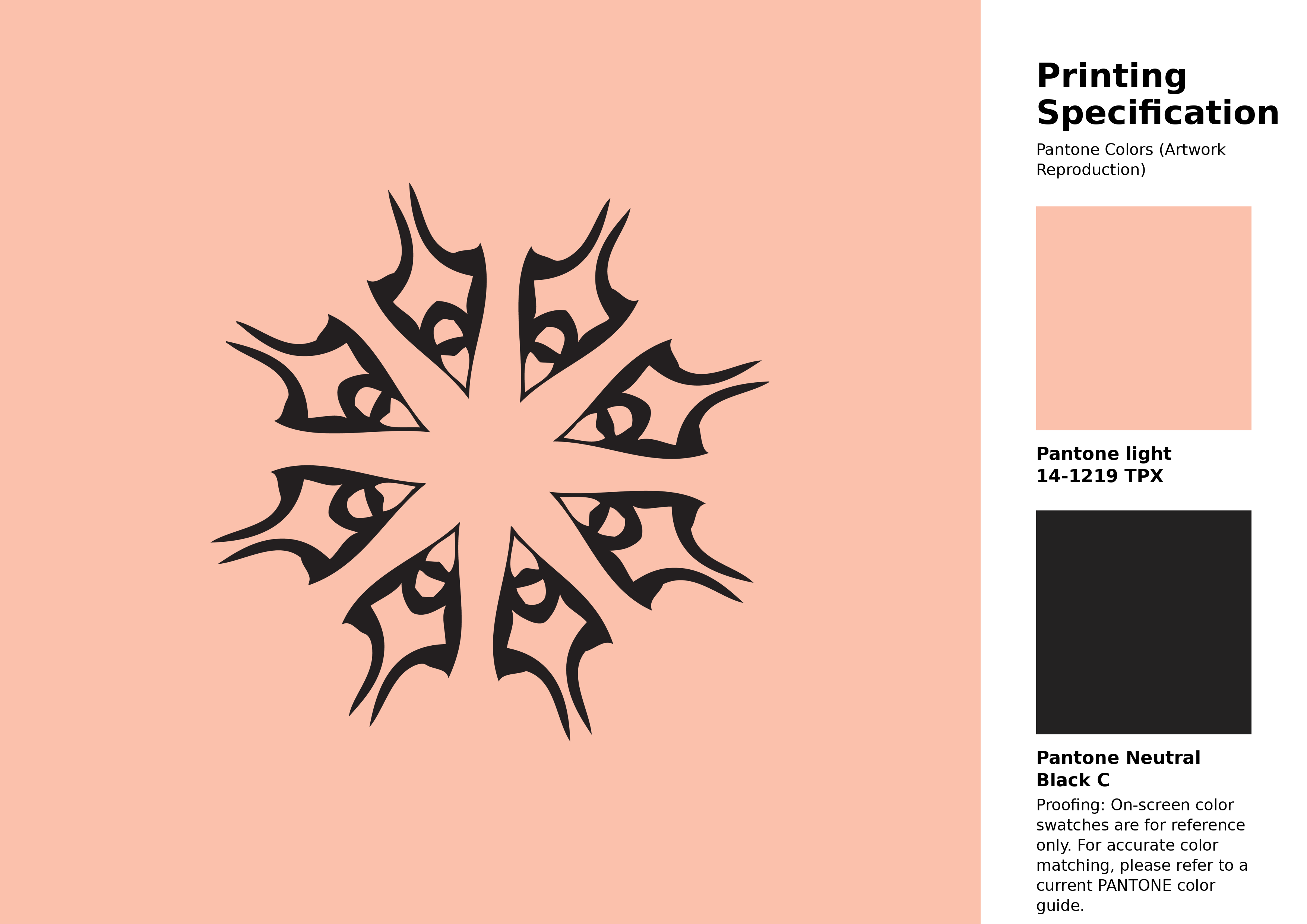 High-quality artwork and graphic illustration using Pantone 14-1219 Tpx Peach Parfait Color | Hex color Code #fbc1ac. A fantastic creative resource for designers and artists. #artwork #illustration #graphicart #fbc1ac