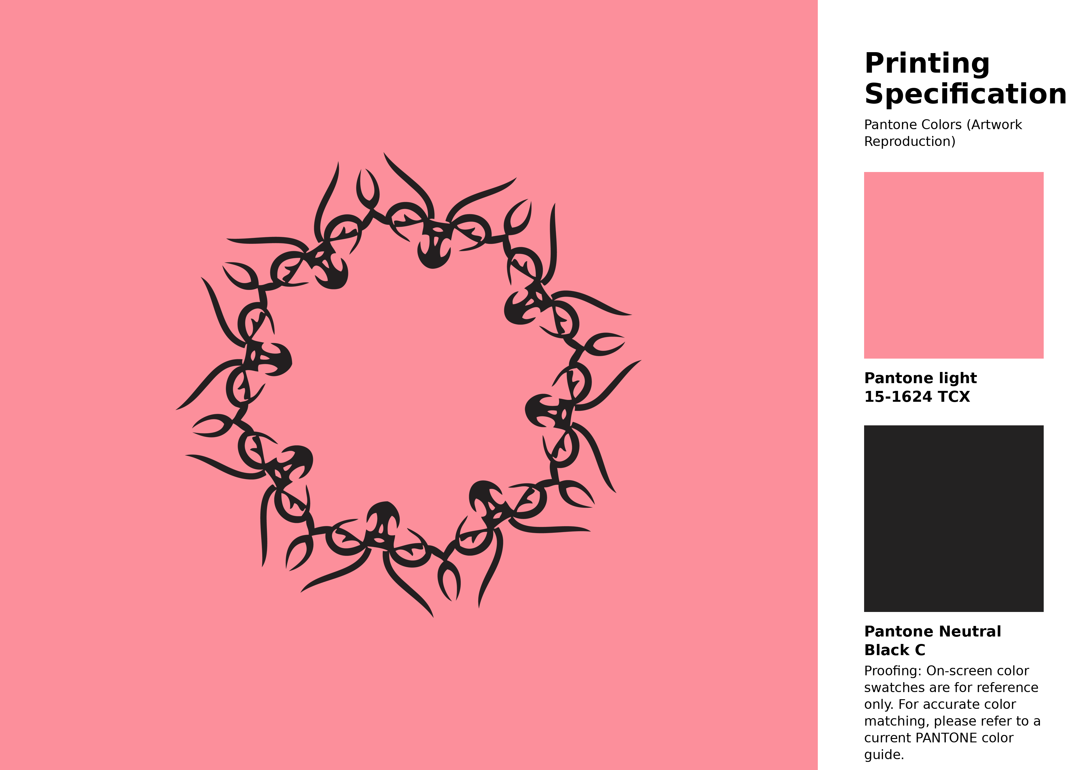 High-quality artwork and graphic illustration using Pantone 15-1624 Tcx Conch Shell Color | Hex color Code #fc8f9b. A fantastic creative resource for designers and artists. #artwork #illustration #graphicart #fc8f9b