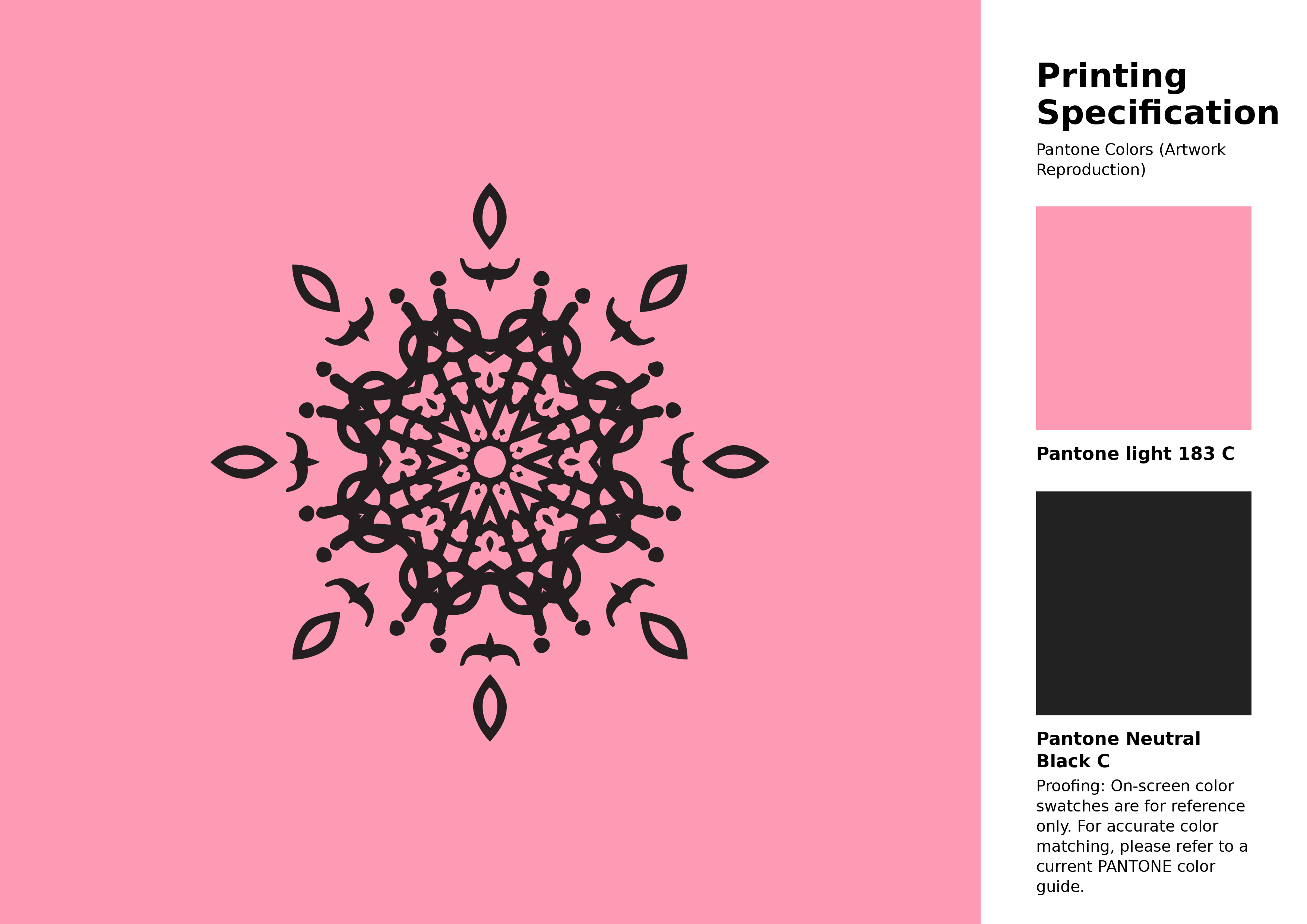 High-quality artwork and graphic illustration using Pantone 183 C Color | Hex color Code #fc9bb3. A fantastic creative resource for designers and artists. #artwork #illustration #graphicart #fc9bb3