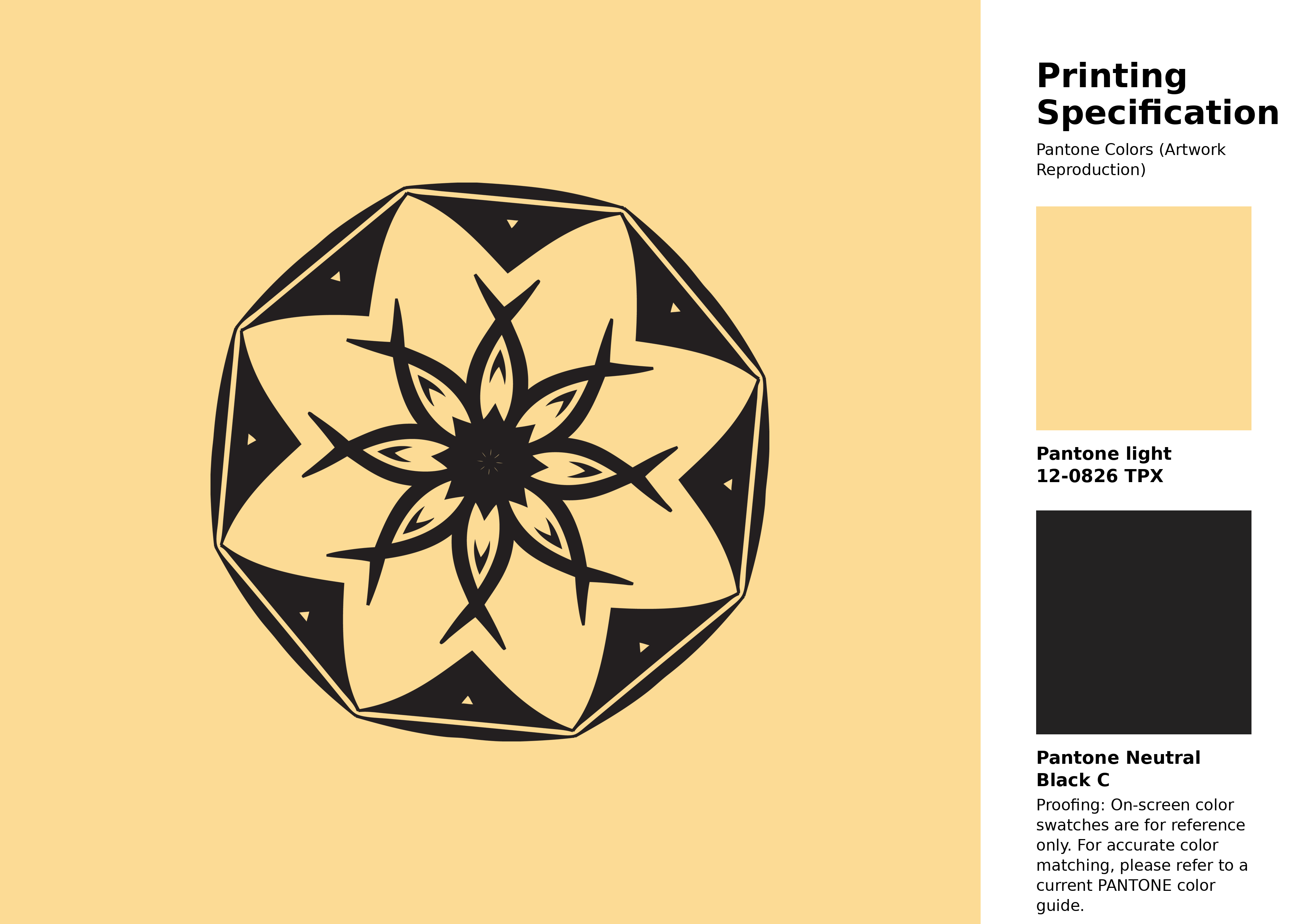 High-quality artwork and graphic illustration using Pantone 12-0826 Tpx Golden Haze Color | Hex color Code #fcdb95. A fantastic creative resource for designers and artists. #artwork #illustration #graphicart #fcdb95