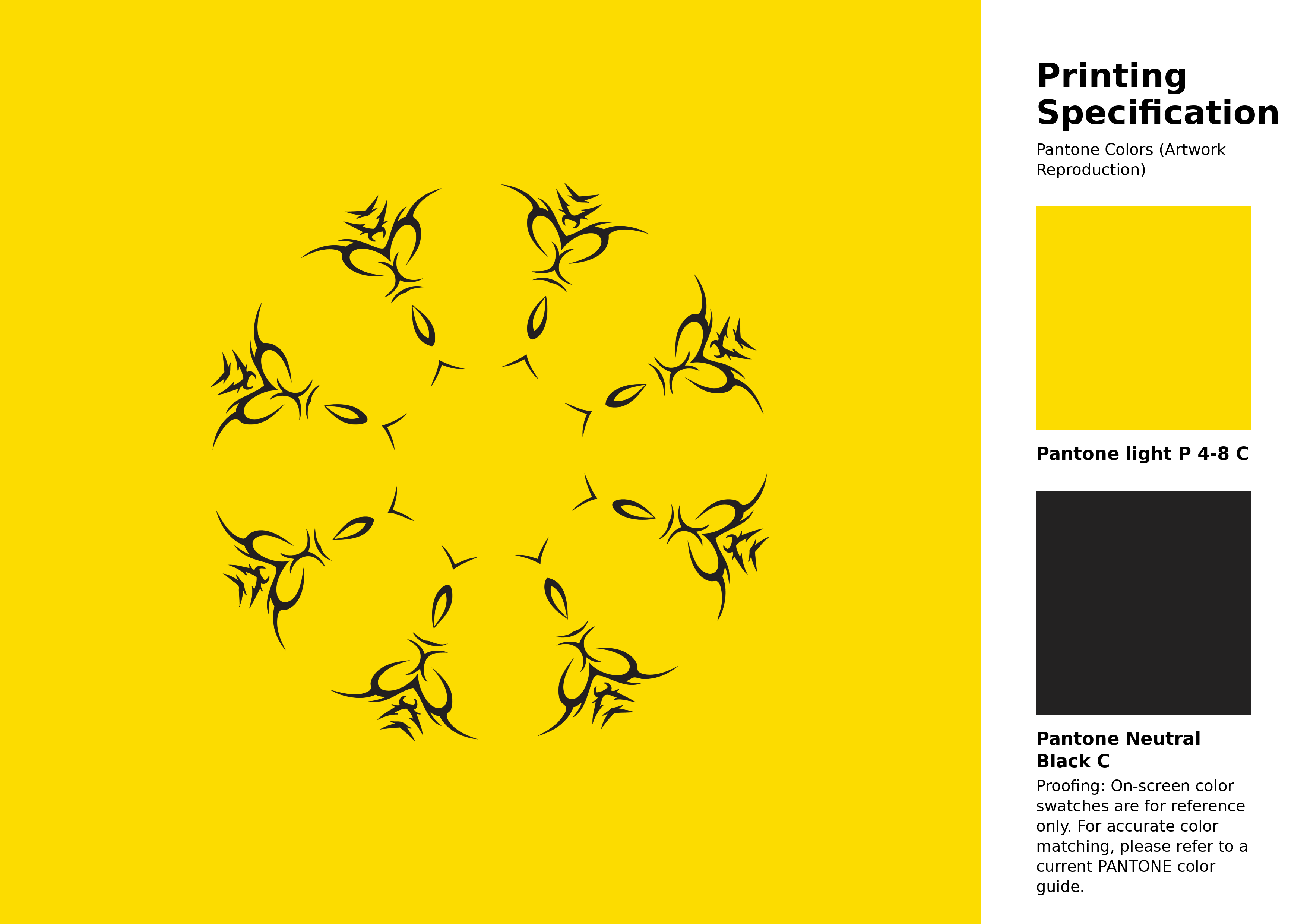 High-quality artwork and graphic illustration using Pantone P 4-8 C Color | Hex color Code #fcdc00. A fantastic creative resource for designers and artists. #artwork #illustration #graphicart #fcdc00
