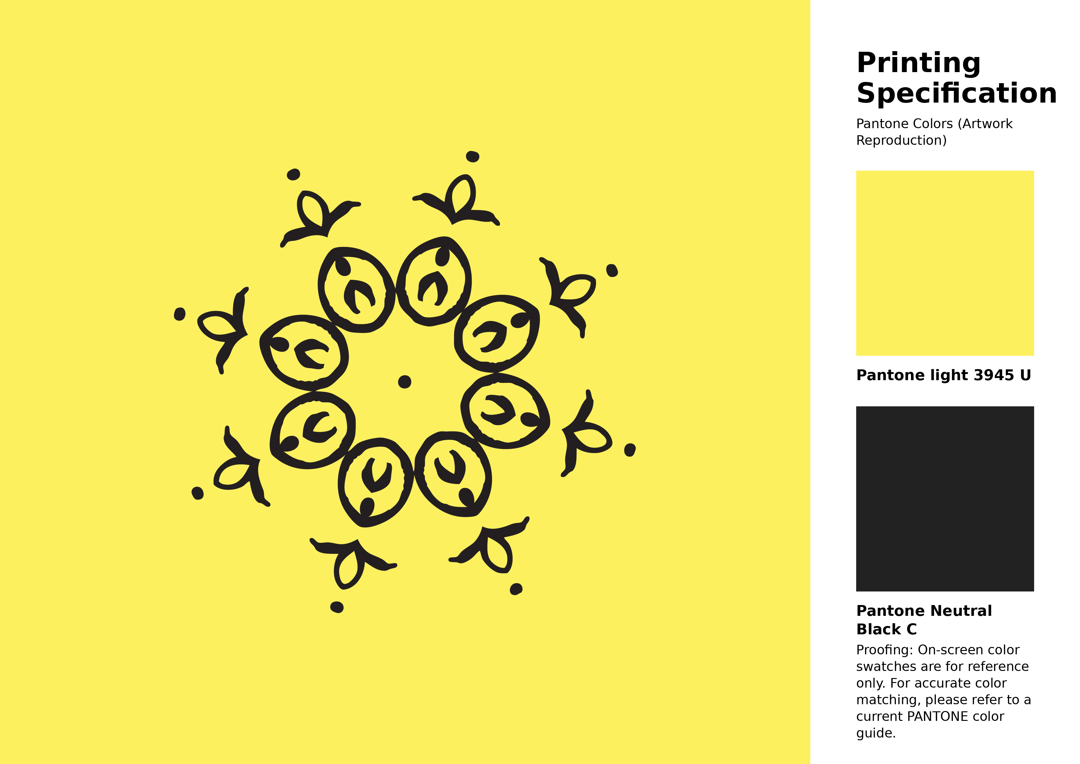 Hex Color #fcf05f | Printing Match PANTONE 3945 U | Color conversion ...