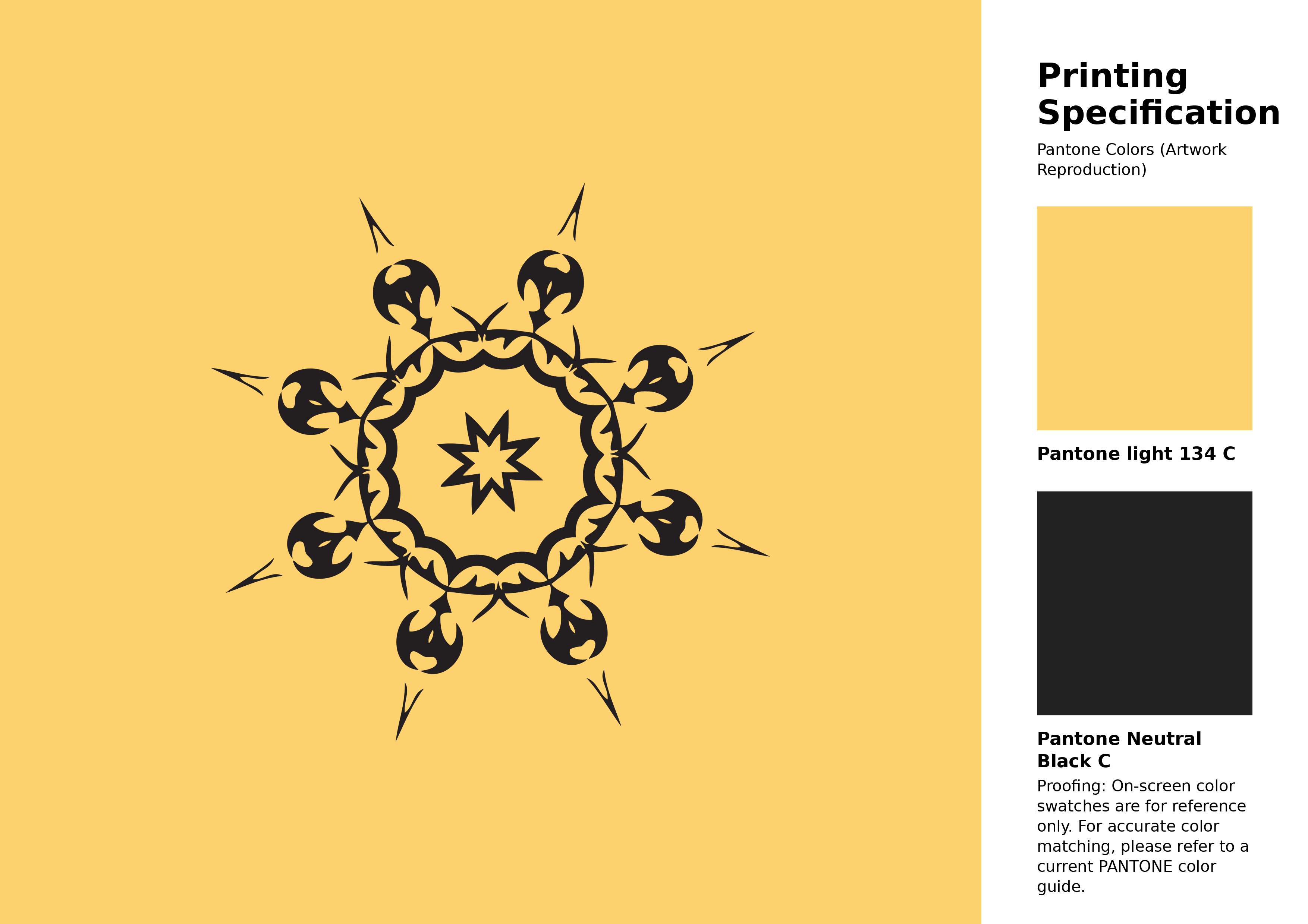 High-quality artwork and graphic illustration using Pantone 134 C Color | Hex color Code #fdd26e. A fantastic creative resource for designers and artists. #artwork #illustration #graphicart #fdd26e