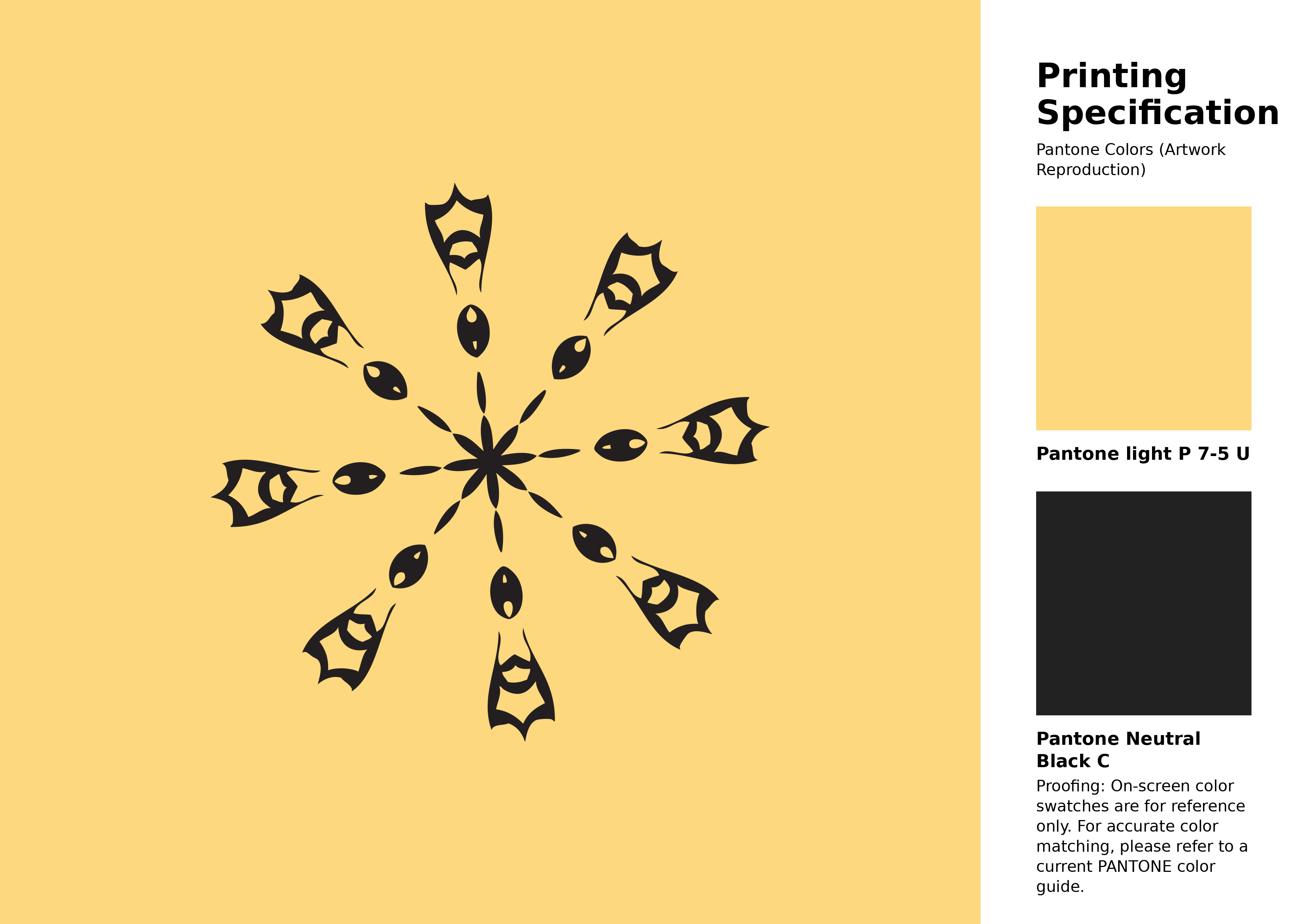 High-quality artwork and graphic illustration using Pantone P 7-5 U Color | Hex color Code #fdd87e. A fantastic creative resource for designers and artists. #artwork #illustration #graphicart #fdd87e