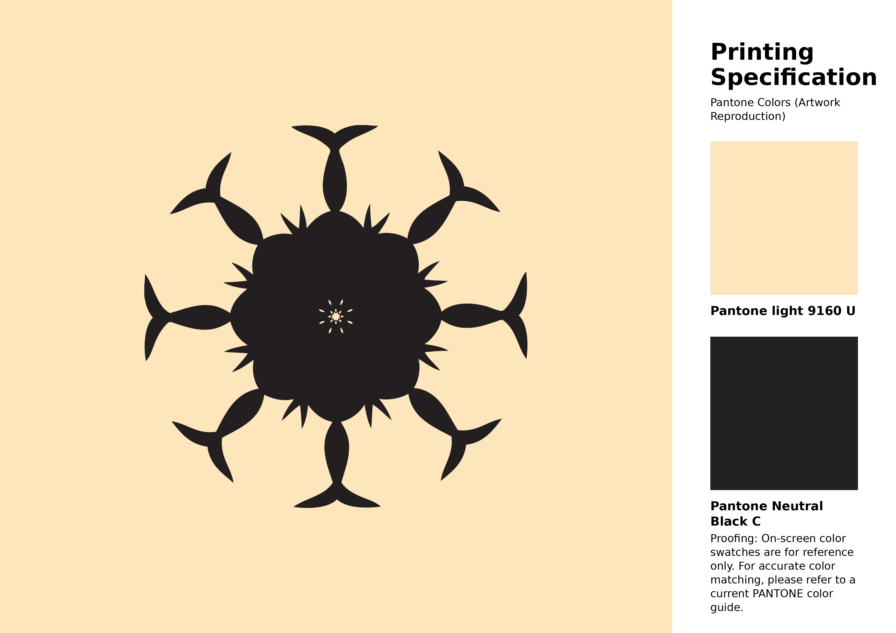 High-quality artwork and graphic illustration using Pantone 9160 U Color | Hex color Code #fde6bb. A fantastic creative resource for designers and artists. #artwork #illustration #graphicart #fde6bb