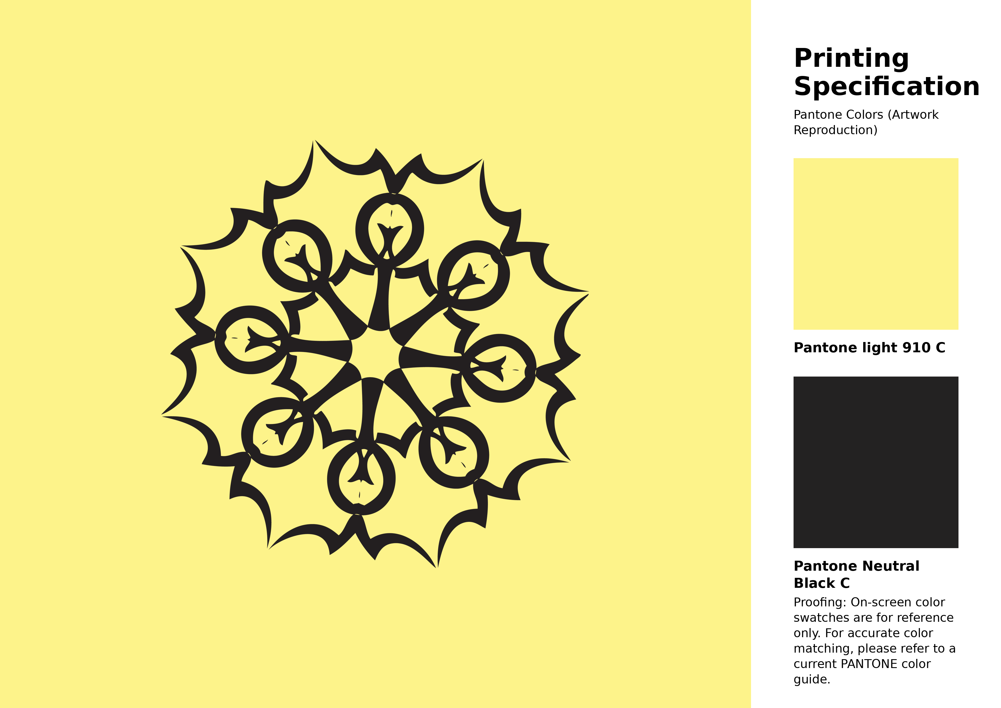 High-quality artwork and graphic illustration using Pantone 910 C Color | Hex color Code #fdf38a. A fantastic creative resource for designers and artists. #artwork #illustration #graphicart #fdf38a