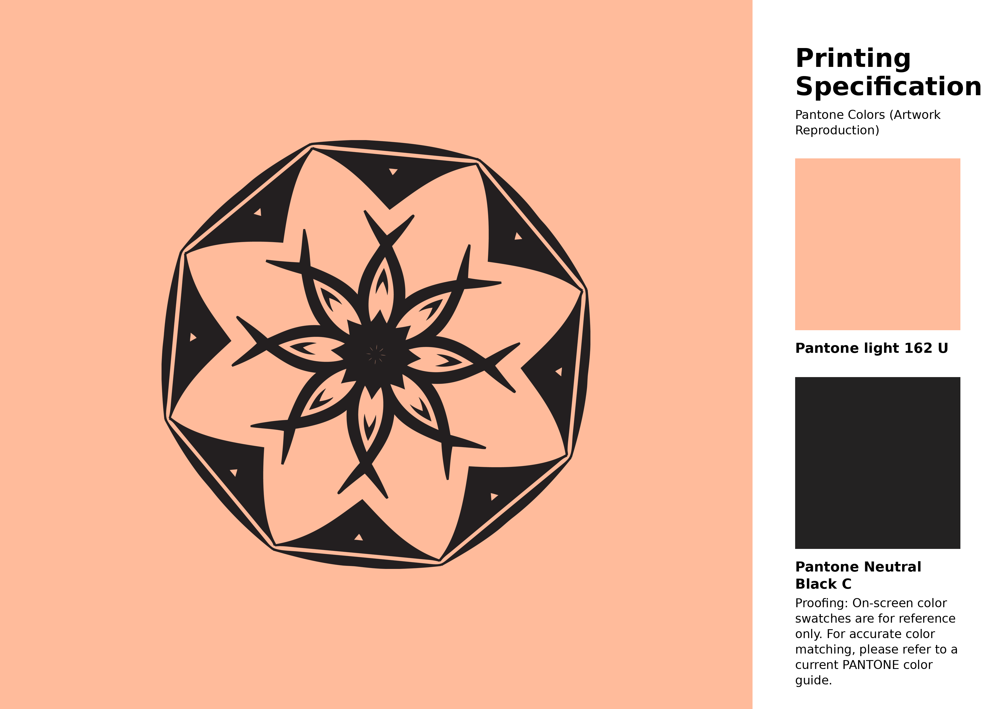 High-quality artwork and graphic illustration using Pantone 162 U Color | Hex color Code #ffbb9b. A fantastic creative resource for designers and artists. #artwork #illustration #graphicart #ffbb9b