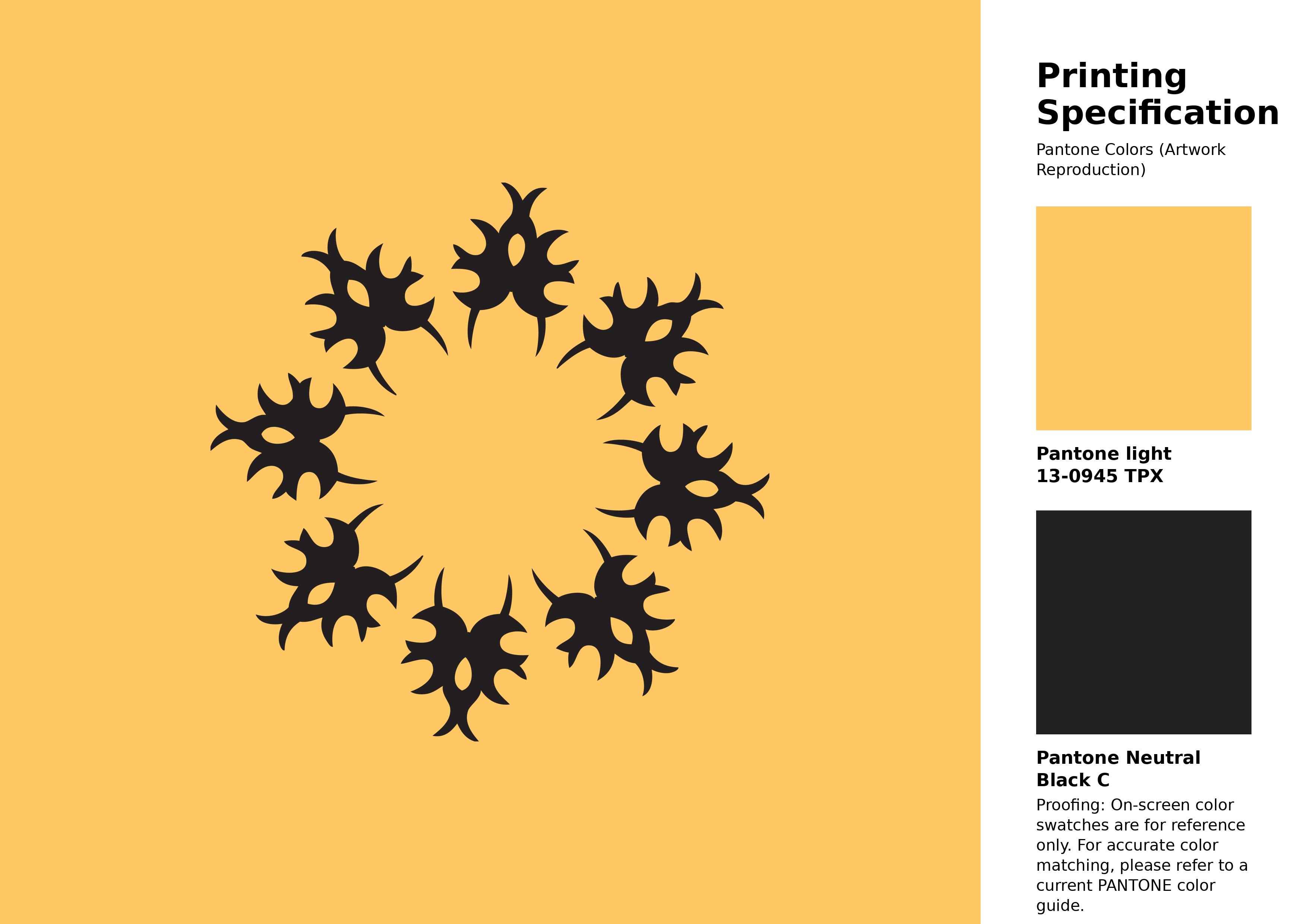 High-quality artwork and graphic illustration using Pantone 13-0945 Tpx Pale Marigold Color | Hex color Code #ffc864. A fantastic creative resource for designers and artists. #artwork #illustration #graphicart #ffc864