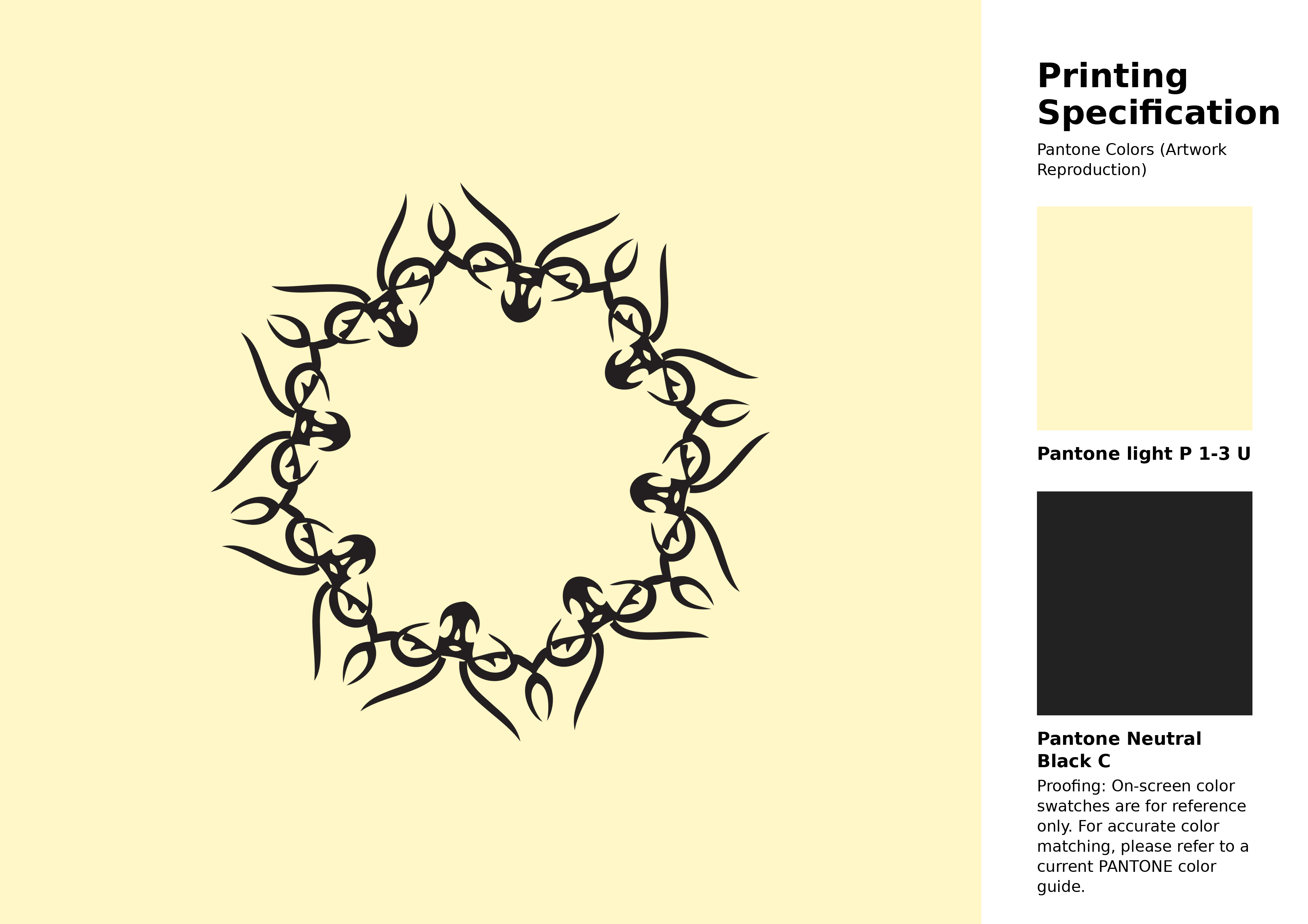 High-quality artwork and graphic illustration using Pantone P 1-3 U Color | Hex color Code #fff7c7. A fantastic creative resource for designers and artists. #artwork #illustration #graphicart #fff7c7
